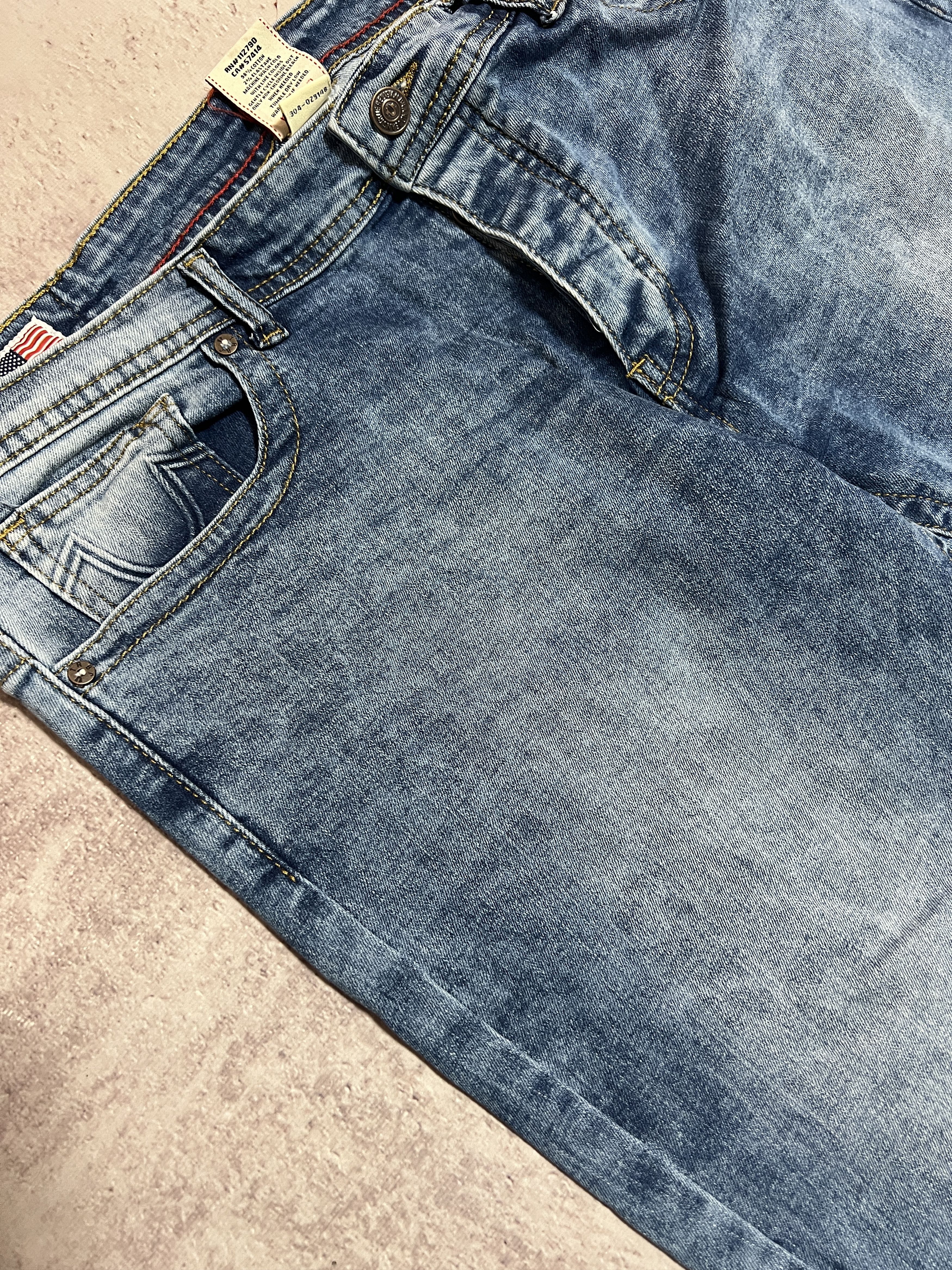 True Religion Vintage 2000s True Religion Rocco Slim Denim Jeans Size 38 Size US 38 / EU 54 - 20 Thumbnail