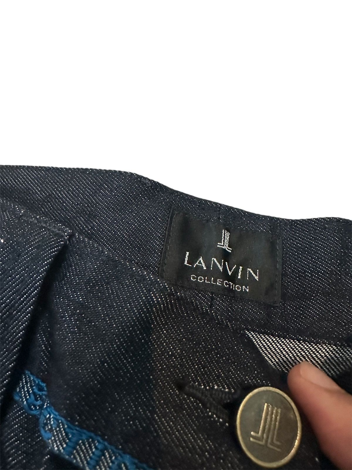 Designer × Lanvin baggie jeans by Lanvin made in japan Size 29" - 4 Thumbnail