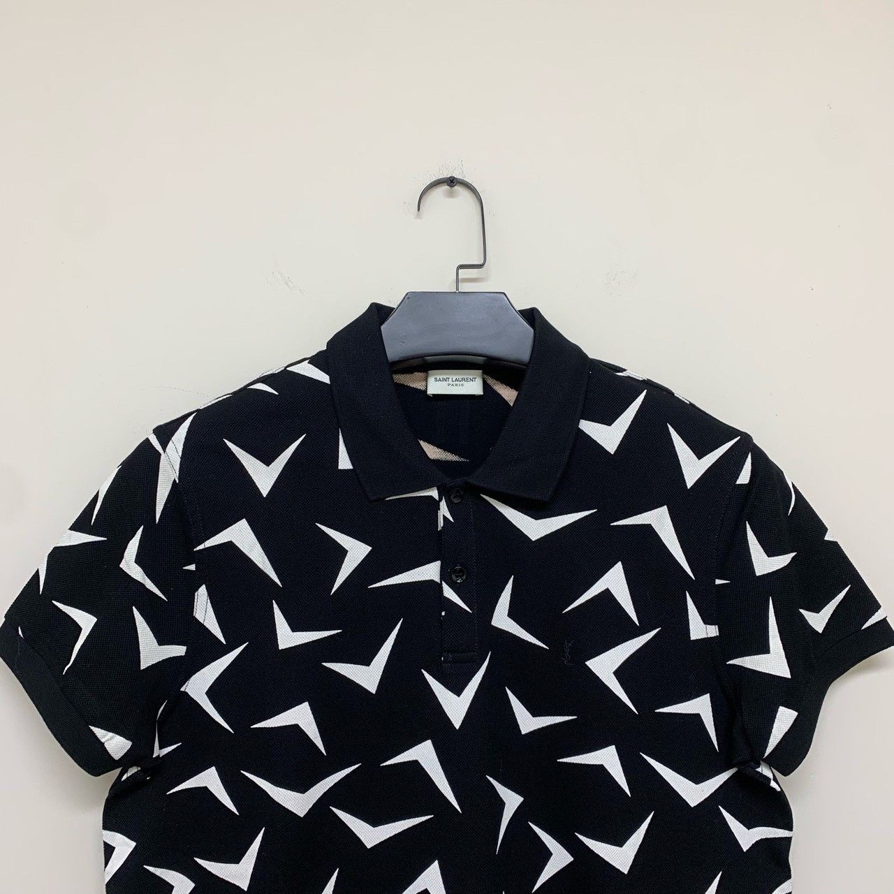 Saint Laurent Paris Saint laurent Printed polo short sleeve 2501-Nextarrow Size US XL / EU 56 / 4 - 3 Thumbnail
