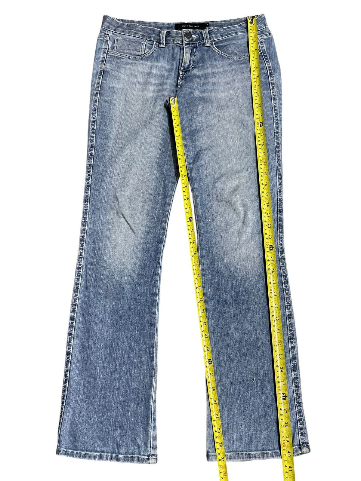 Calvin Klein Vintage Y2K Calvin Klein Jeans Blue Wash Wide Leg Size 32" / US 10 / IT 46 - 18 Thumbnail