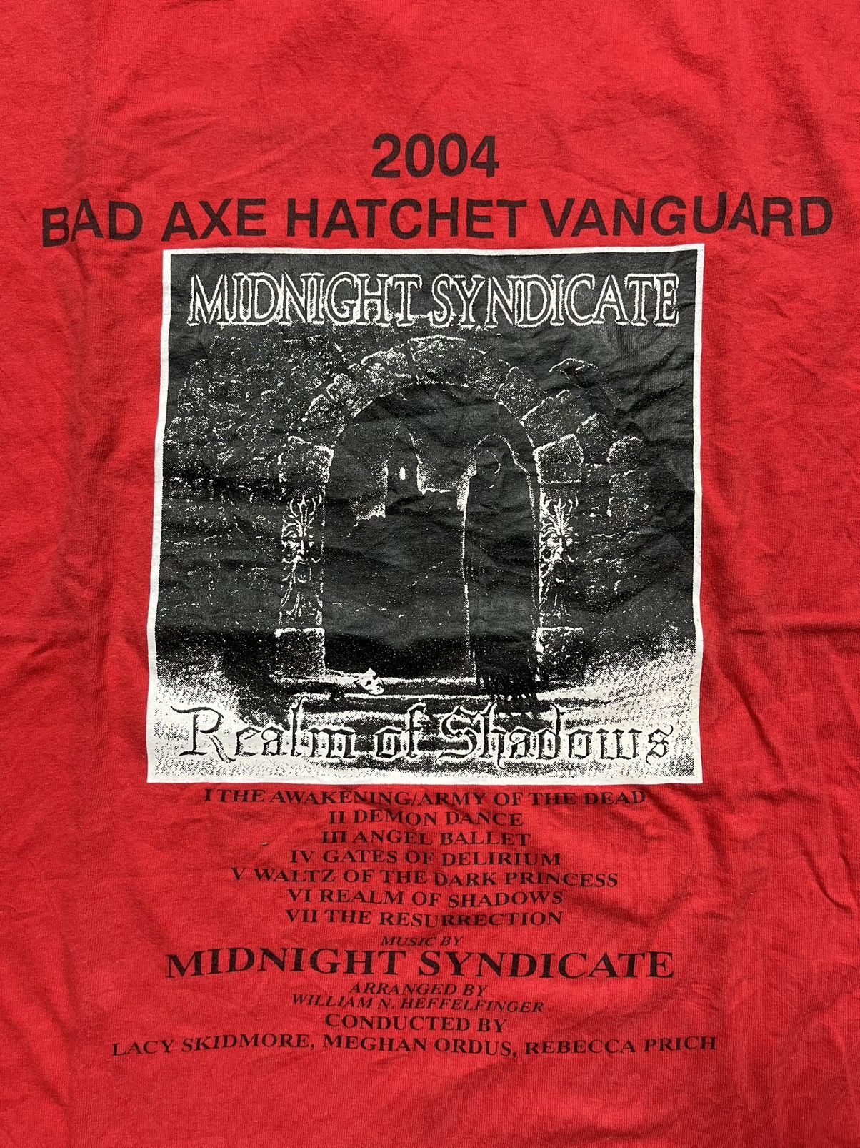 Band Tees Vintage 2004 Midnight Syndicate Realm Of Shadows World Tour Size US M / EU 48-50 / 2 - 3 Thumbnail