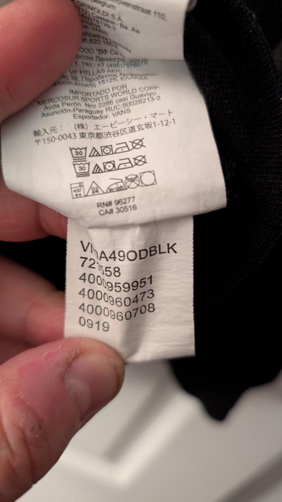 Vans Vans Authentic Old Skool Hoodie Black Checker Logo woman XL Size XL / US 12-14 / IT 48-50 - 6 Thumbnail