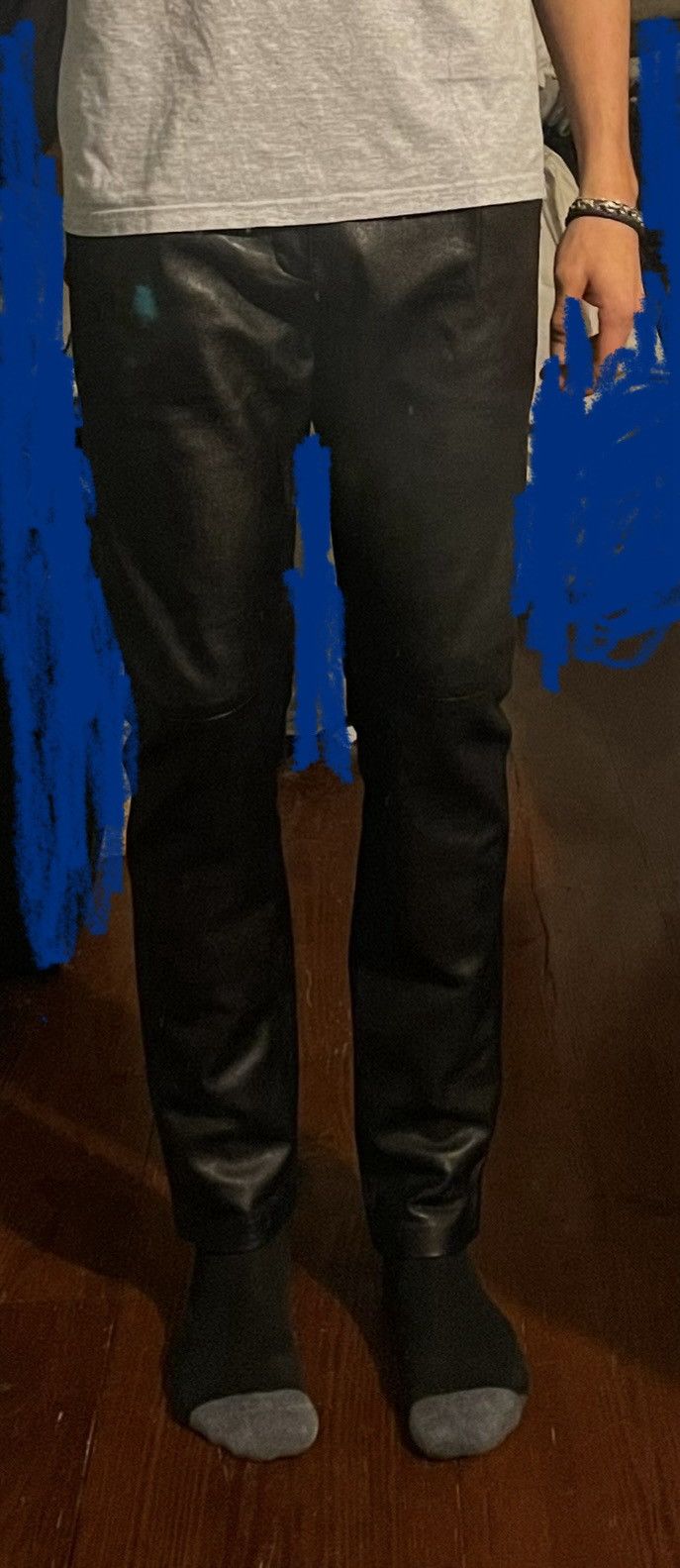 Saint Laurent Paris Saint Laurent Leather Pants Size US 34 / EU 50 - 6 Thumbnail