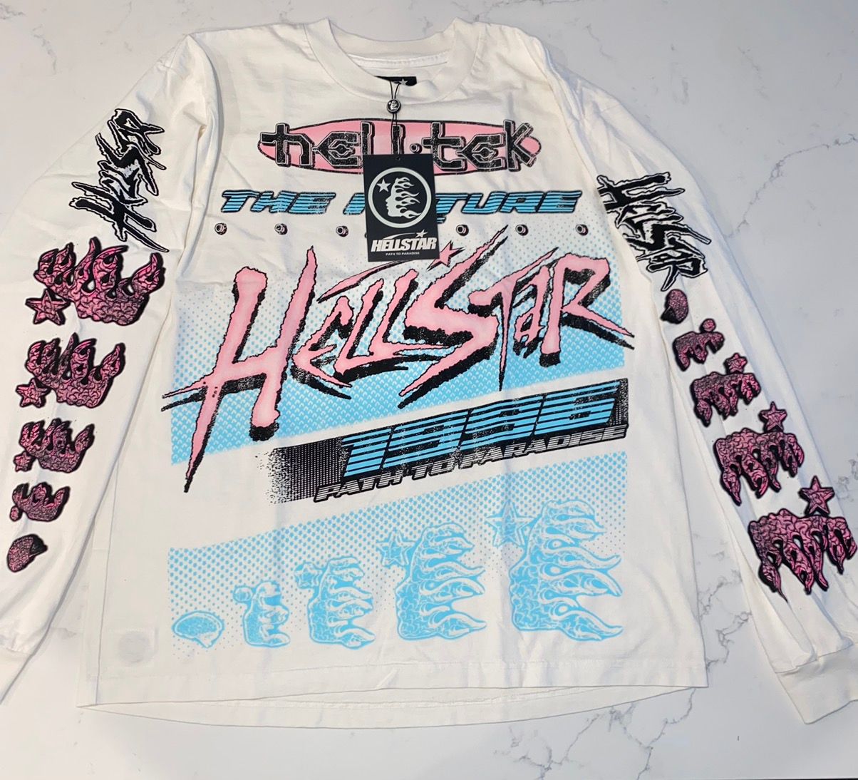 HELLSTAR Hellstar Capsule 10 Brain Racer Long Sleeve T-Shirt Large ...