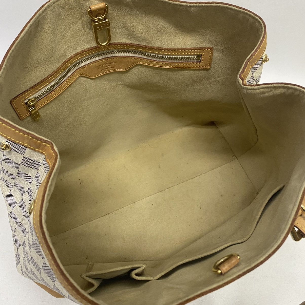 Louis Vuitton AUTHENTIC LOUIS VUITTON DAMIER AZUR HAMPSTEAD MM TOTE BAG Size ONE SIZE - 16 Thumbnail