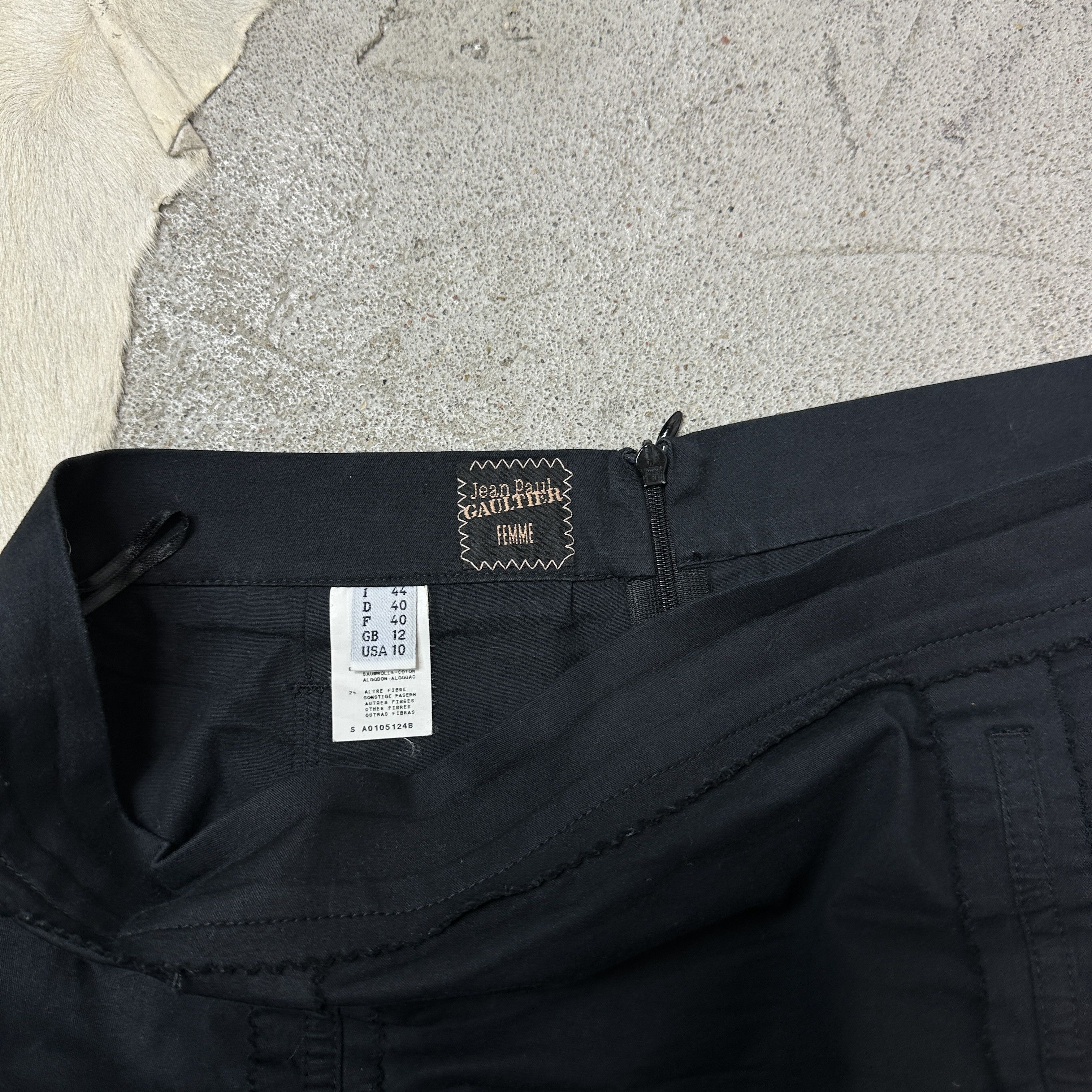 Jean Paul Gaultier Vintage Avant Garde Classy Jean Paul Gaultier Midi Skirt Y2K Size 26" / US 2 / IT 38 - 3 Thumbnail
