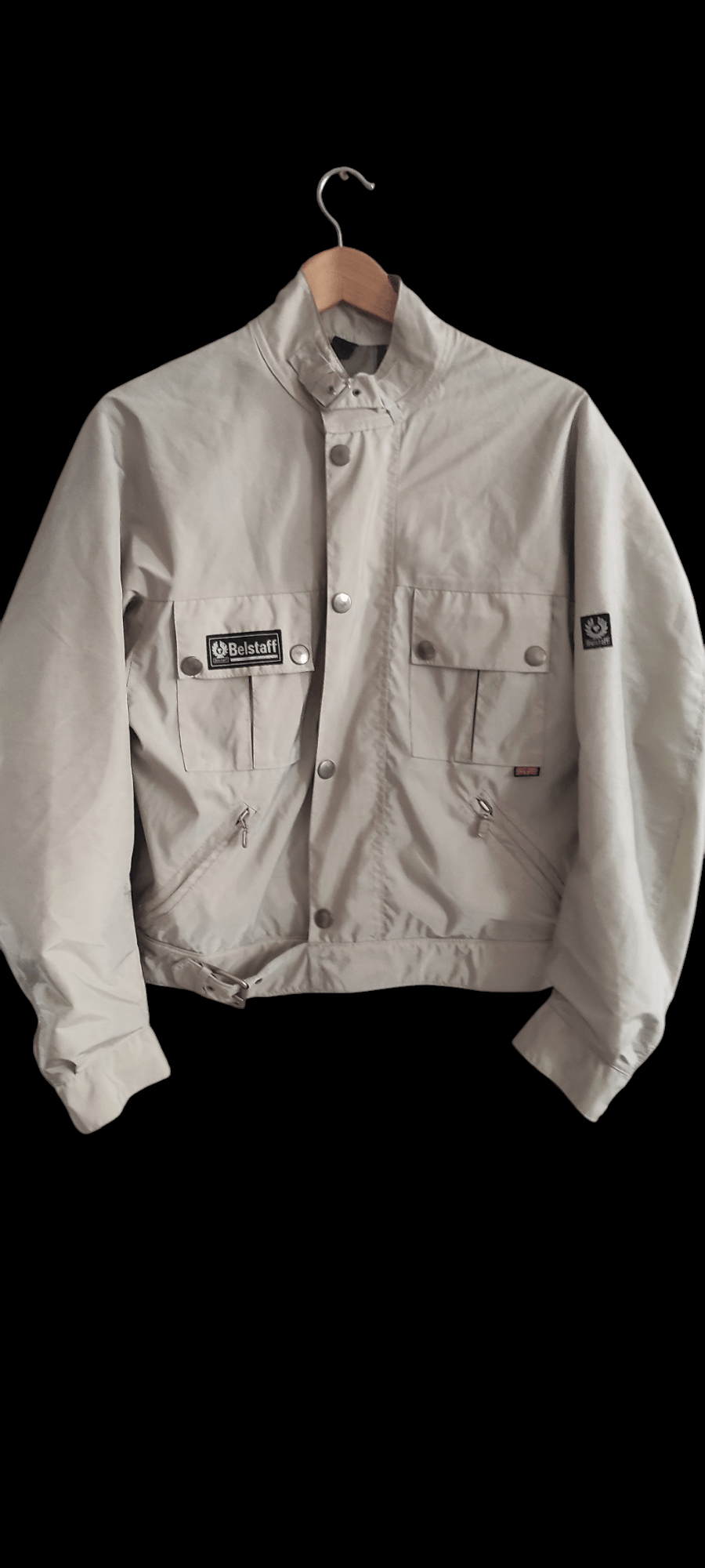 Belstaff Belstaff Nylon Beige Biker Motorcycle Jacket Size 44 Size US S / EU 44-46 / 1 - 1 Thumbnail