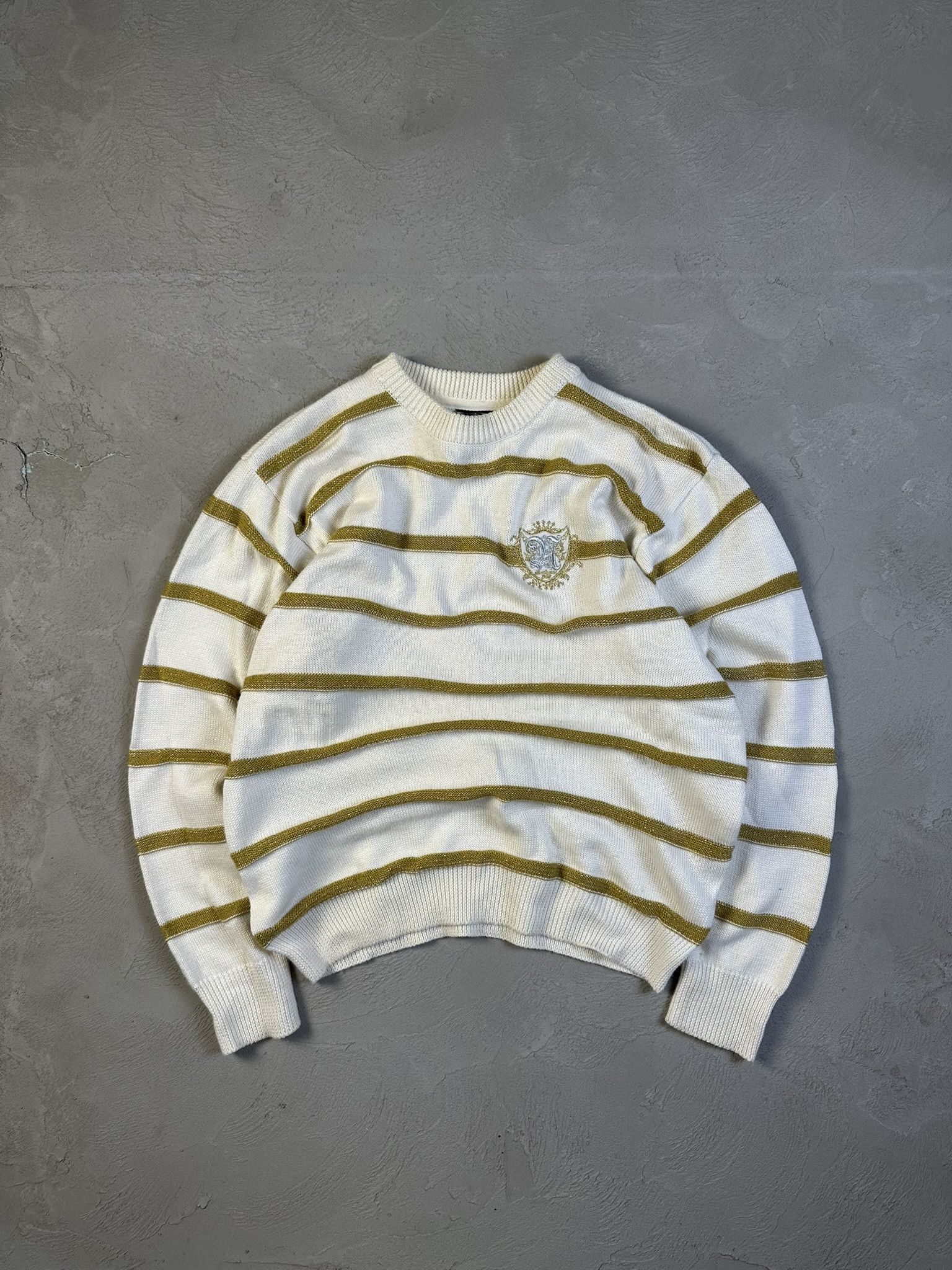 JNCO × Vintage Vintage Y2k Narkotic Wool Knit Hiphop Stripped Sweater 2000s Size US XL / EU 56 / 4 - 1 Thumbnail