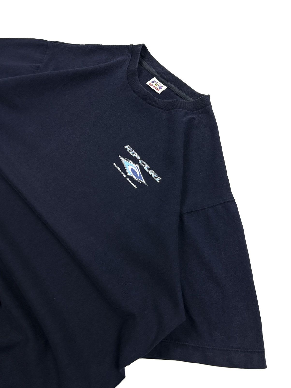 Rip Curl rare 90s Rip Curl Surfboards Australia Tee Navy Vintage Size US L / EU 52-54 / 3 - 7 Thumbnail