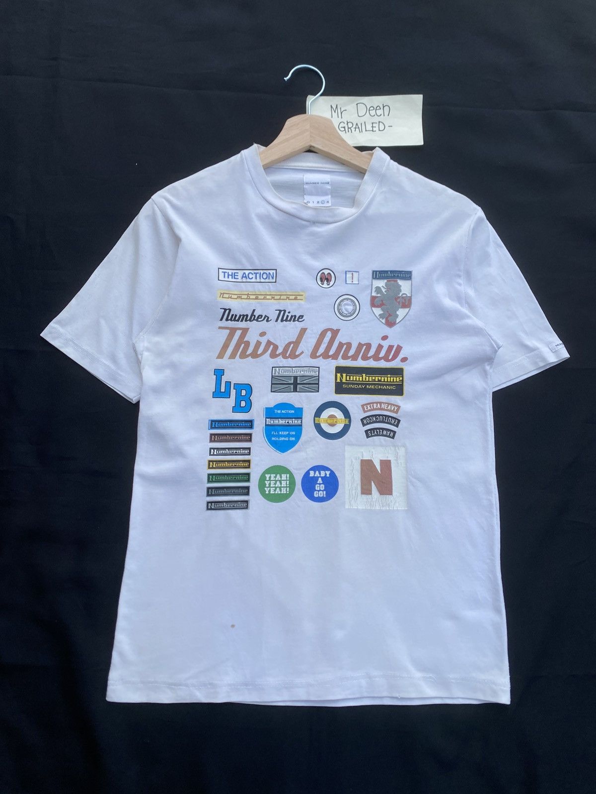 Number (N)ine Rare Vintage Number Nine Third Anniversary Tshirt Size US S / EU 44-46 / 1 - 2 Thumbnail