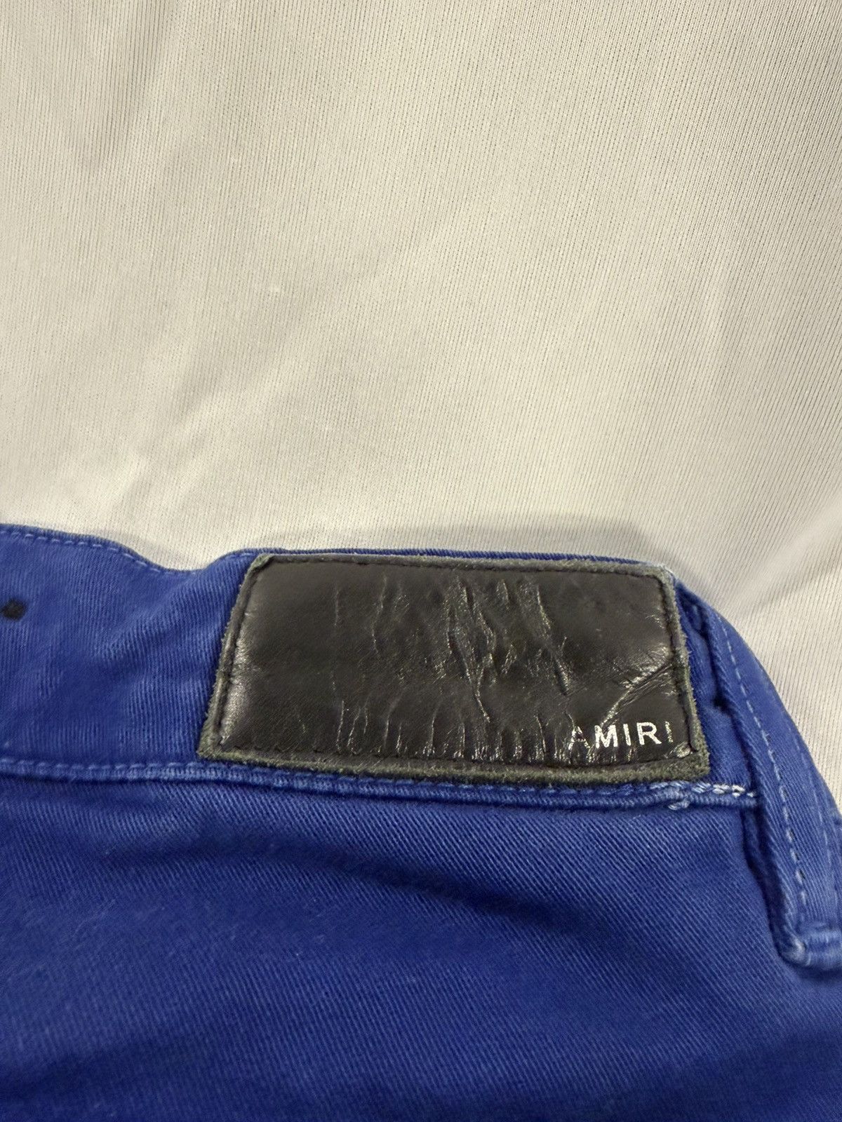Amiri AMIRI Stack Track Skinny Fit Stretch Cotton Pants Size 28 Size US 28 / EU 44 - 11 Thumbnail
