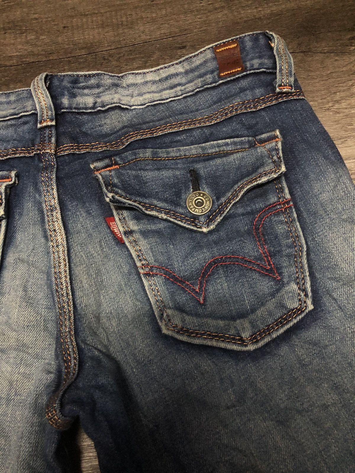 Edwin × Vintage VINTAGE EDWIN BLUE TRIP SELVEDGE DENIM Size 30" / US 8 / IT 44 - 12 Thumbnail