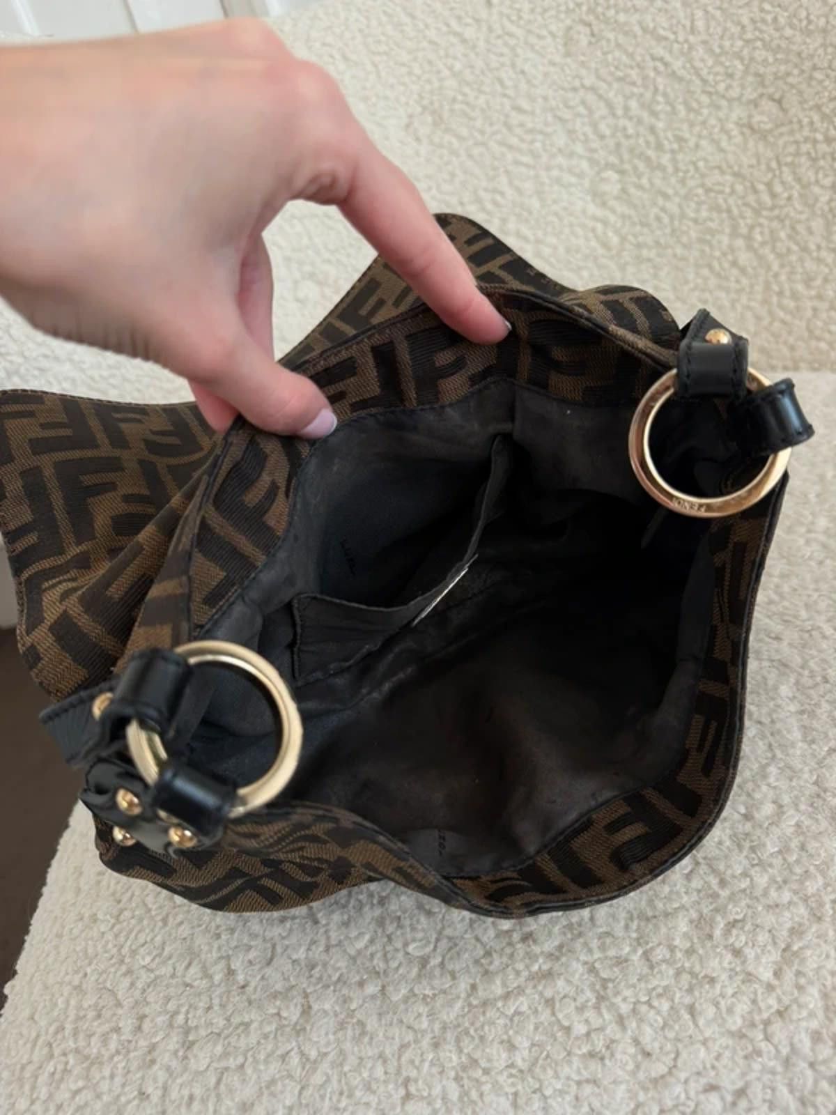 Fendi Fendi Zucca Chef Hobo – Small Size ONE SIZE - 11 Thumbnail