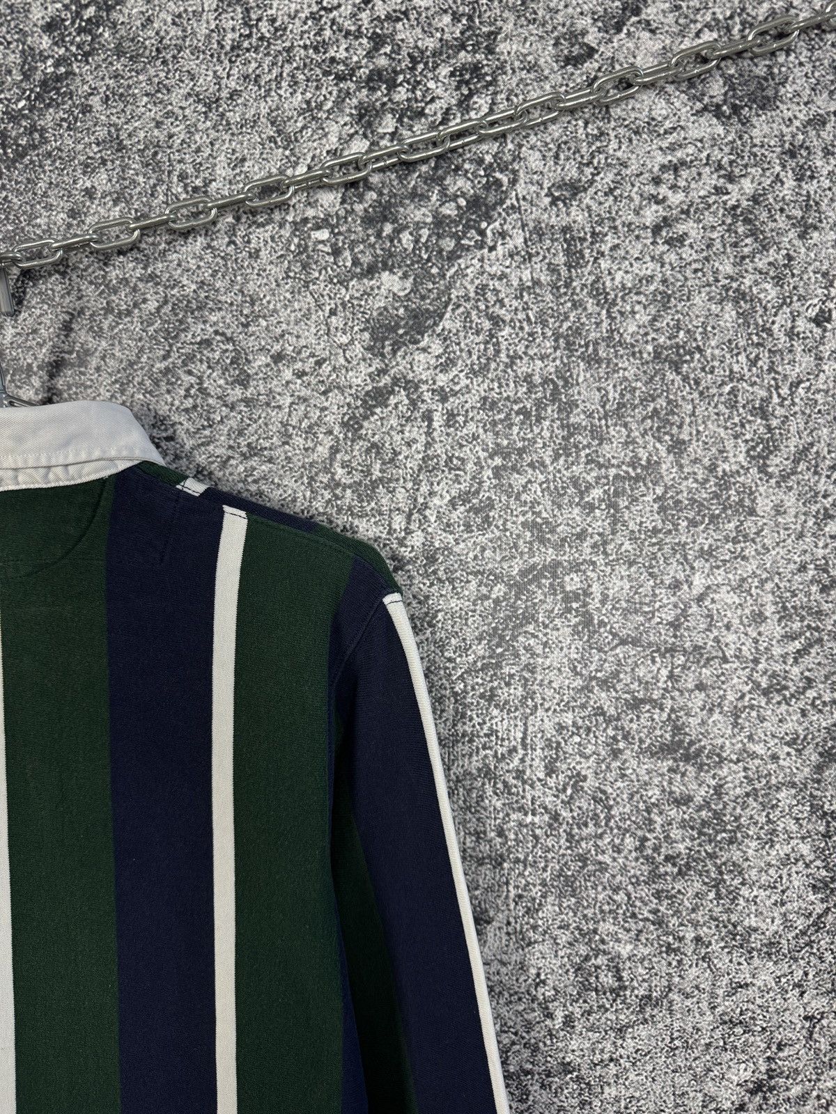 Polo Ralph Lauren Polo Ralph Lauren Polo Long Sleeve Striped Rugby Shirt Sz S Size US S / EU 44-46 / 1 - 13 Thumbnail