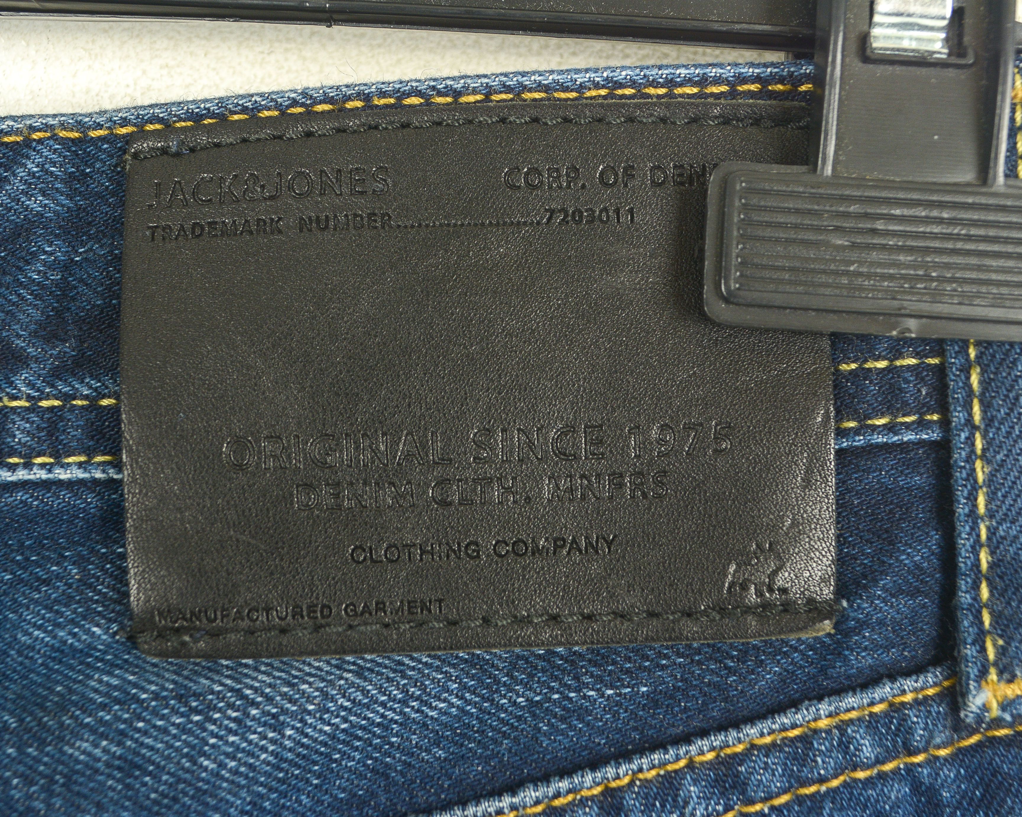 Jack & Jones Erik W31 L30 Slim Fit Straight Leg Jeans Denim Pants Size US 31 - 4 Thumbnail