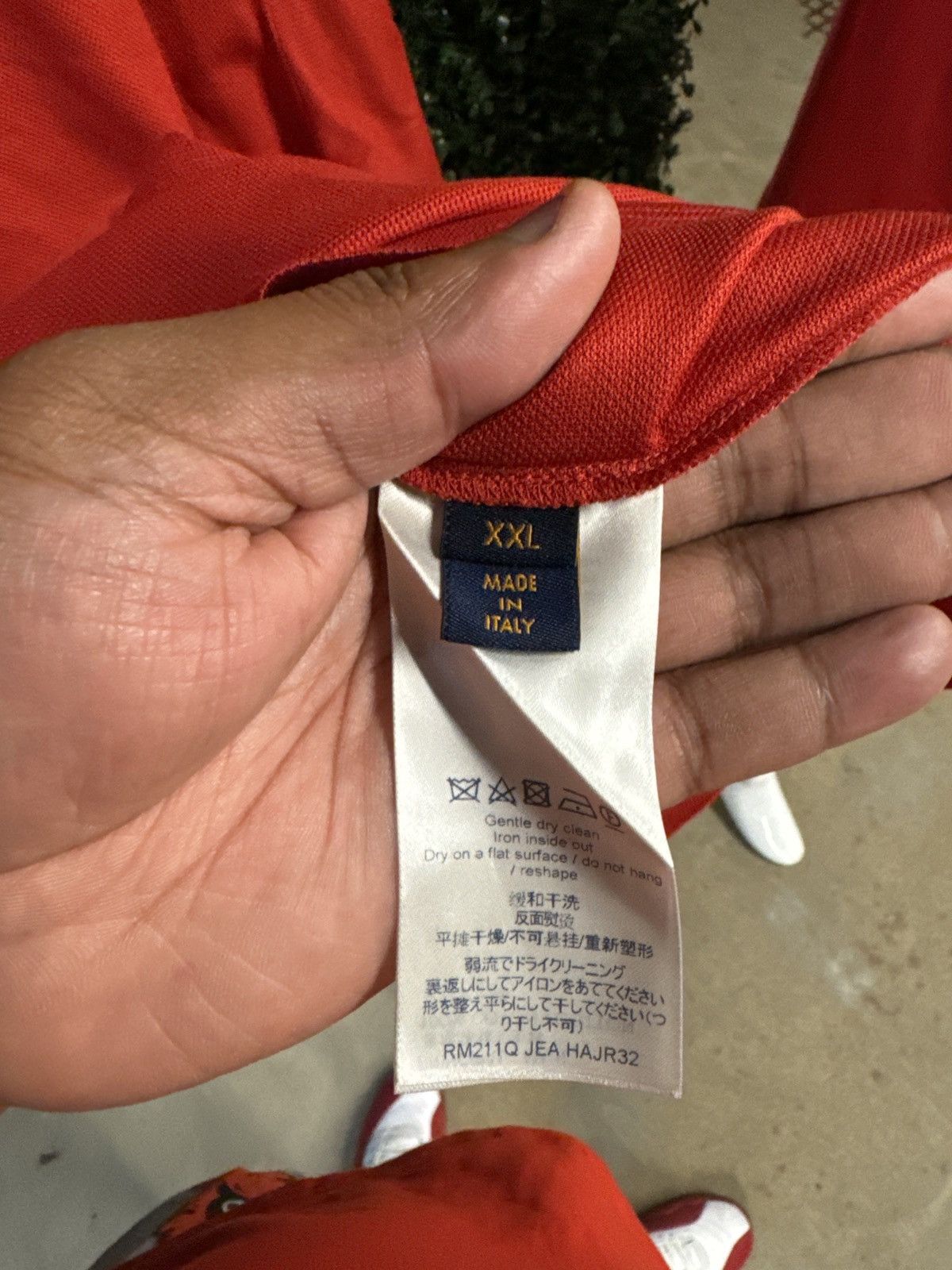 Louis Vuitton Red polo tee Size US XXL / EU 58 / 5 - 2 Thumbnail