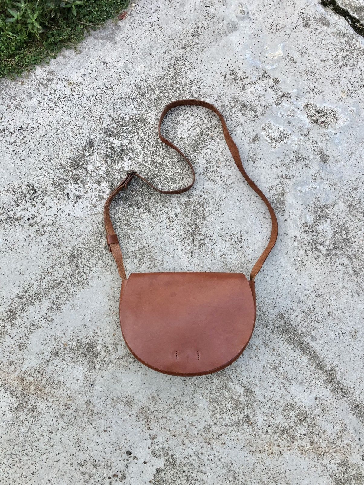 Genuine Leather STITCH LEATHER CROSSBODY BAG Size ONE SIZE - 1 Thumbnail