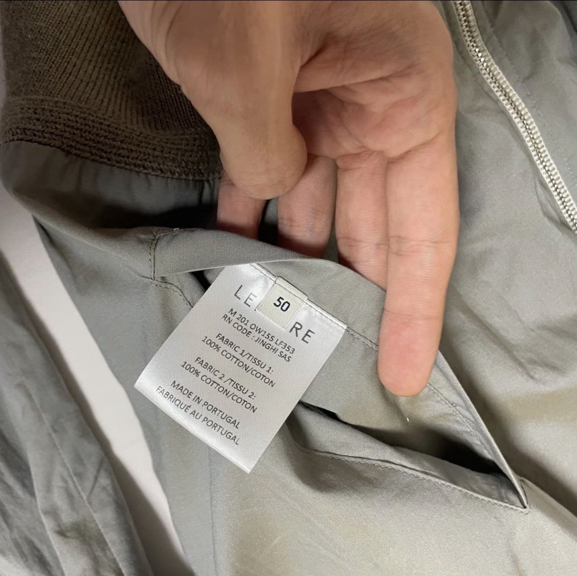 Lemaire LEMAIRE 20SS Reversible Cotton ivory Bomber blouson Jacket Size US M / EU 48-50 / 2 - 9 Thumbnail