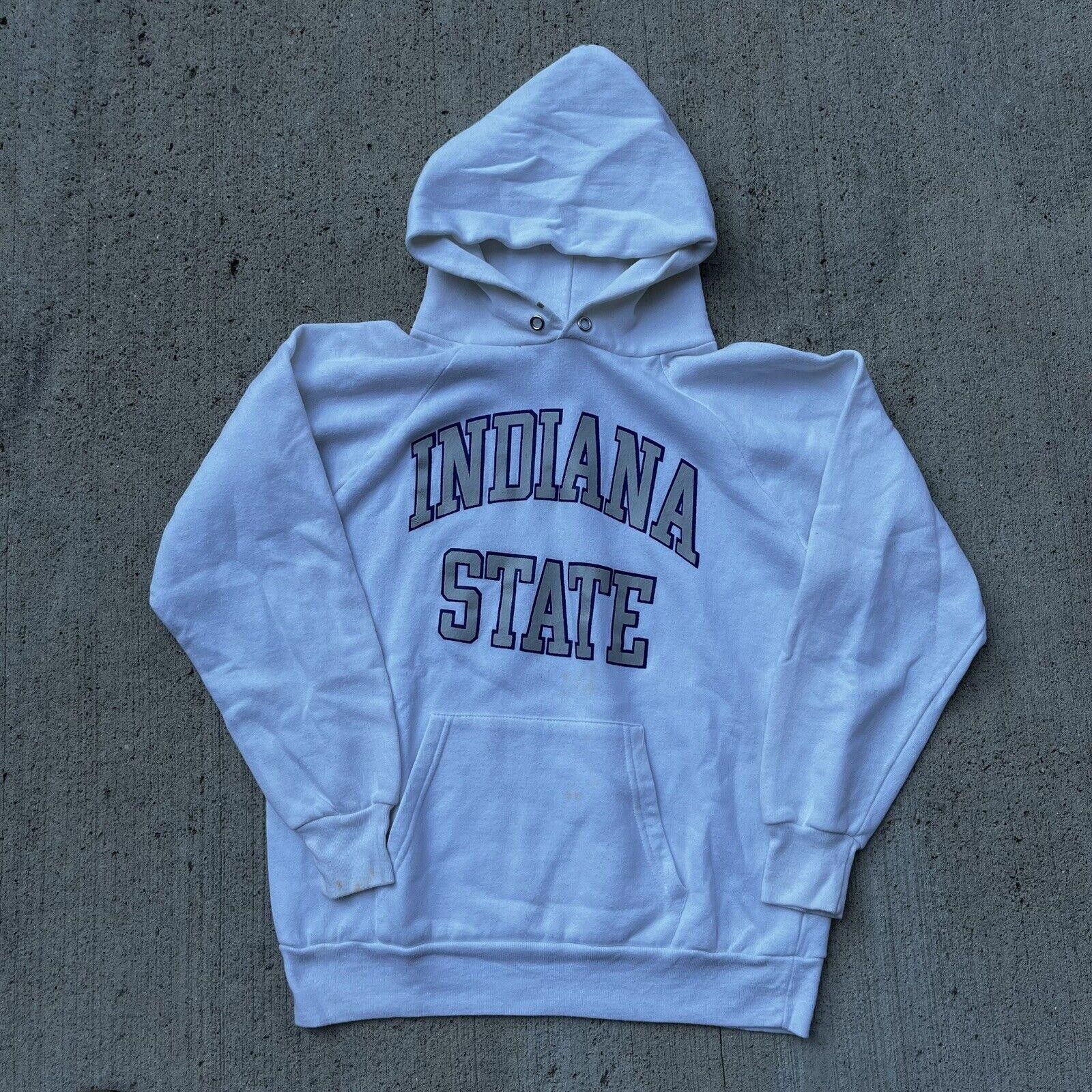 Champion Vintage 80S Indiana State Sweatshirt Champion Men’s M Size ONE SIZE - 1 Thumbnail