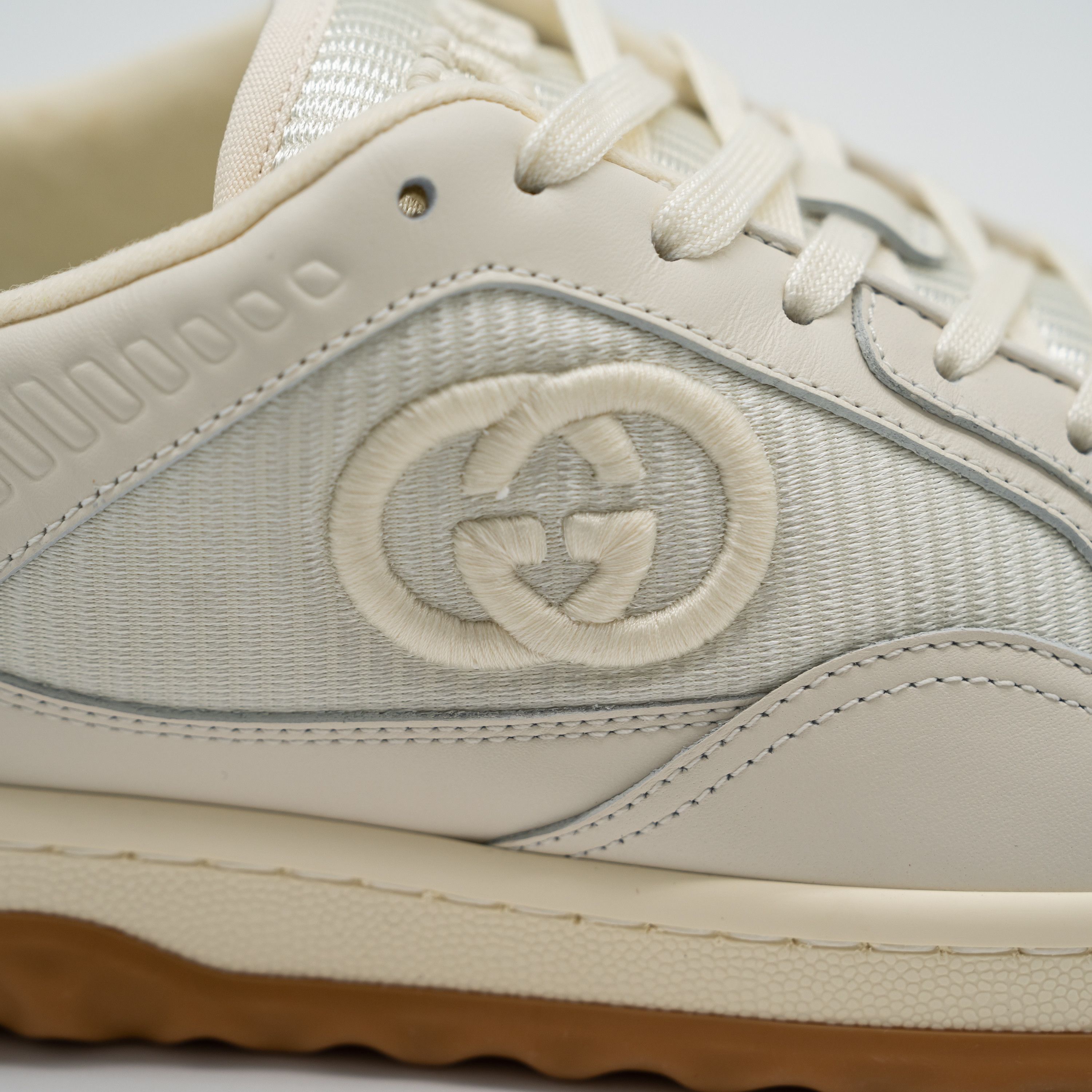 Gucci 40.5G 10.5 US Gucci MAC80 Sneakers White Brown GG Leather Size US 10.5 / IT 40.5 - 9 Thumbnail