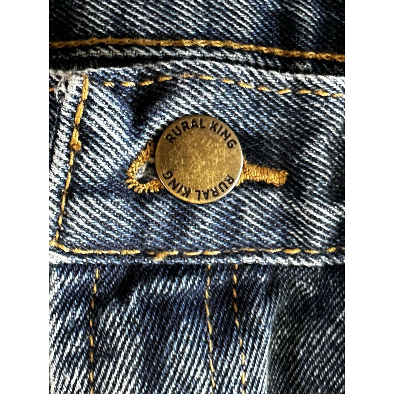 Other Rural King Blue Jeans Denim 32x34 Cotton Workwear Western Size US 32 / EU 48 - 15 Thumbnail