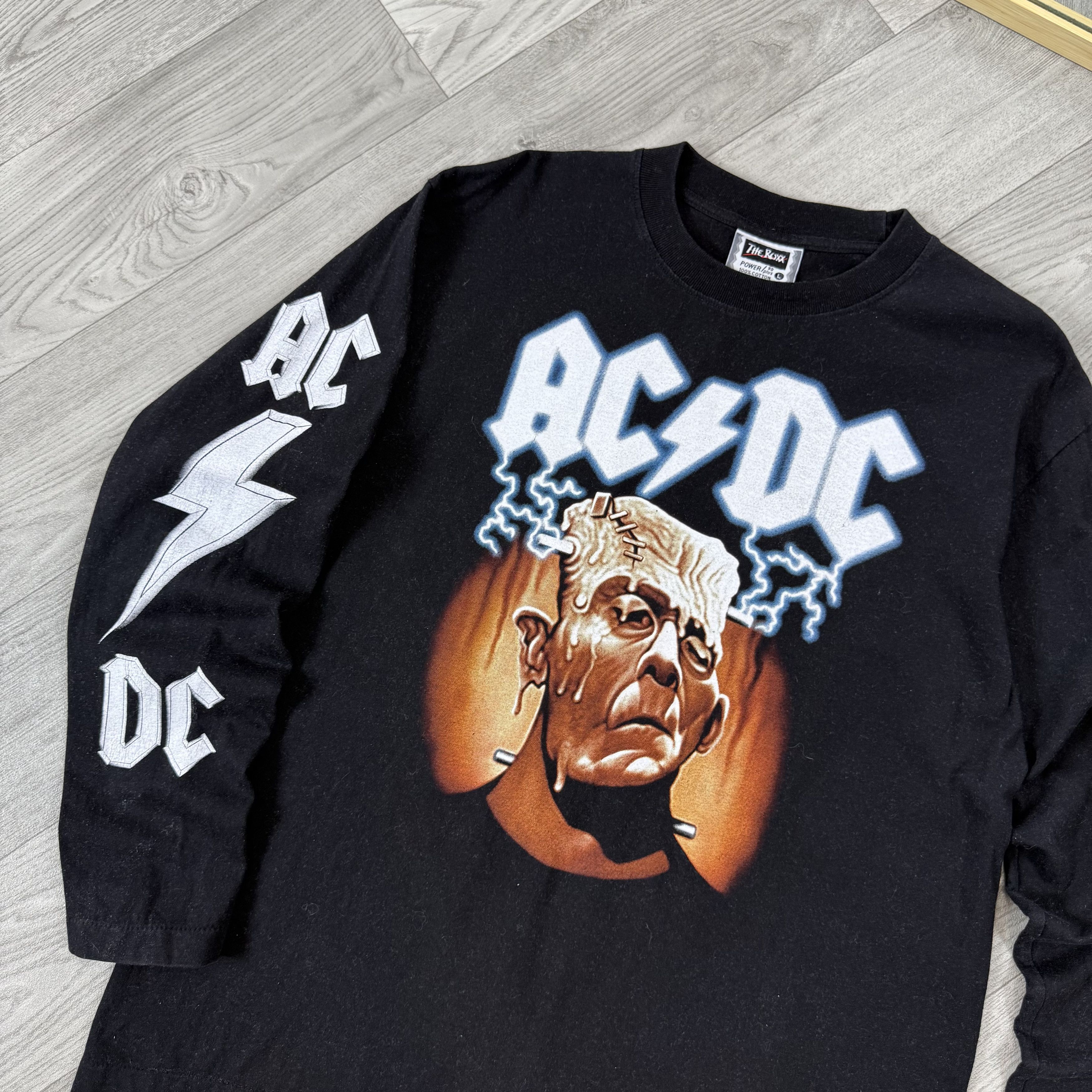 AC/DC Vintage AC/DC Meltdown Black Graphic Long Sleeve Tee Shirt Size US L / EU 52-54 / 3 - 7 Thumbnail