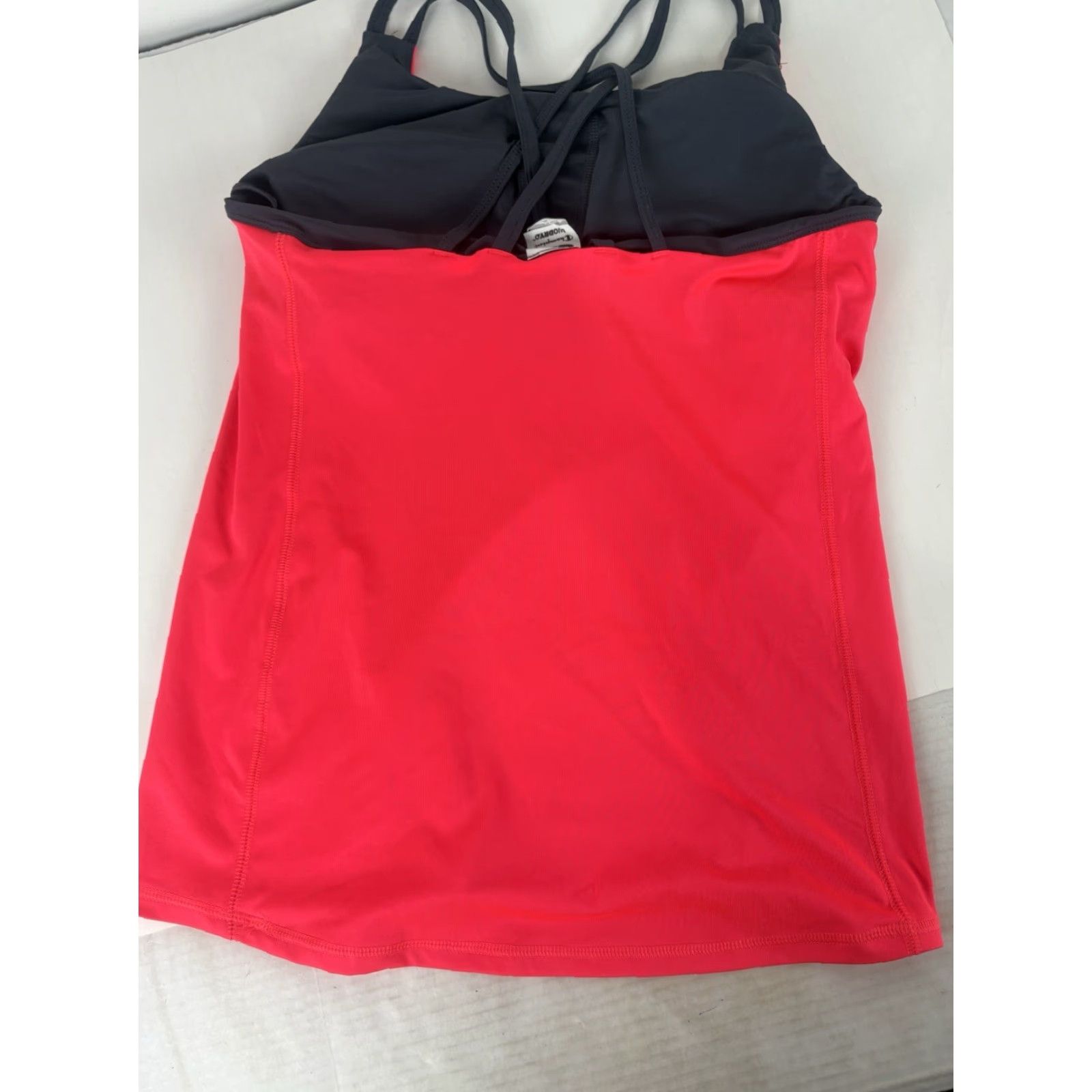 Champion Champion Duo Dry Pink/Gray Longer Tankini Swim Top Women XL Size Size XL / US 12-14 / IT 48-50 - 6 Thumbnail