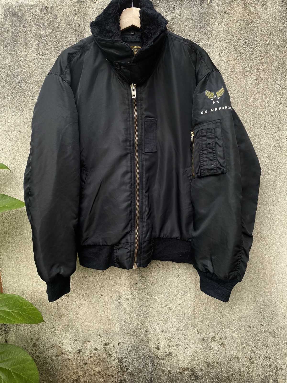 Air Force Ma1 Flight Bomber Jacket Vintage Air Force MA-1 Flight