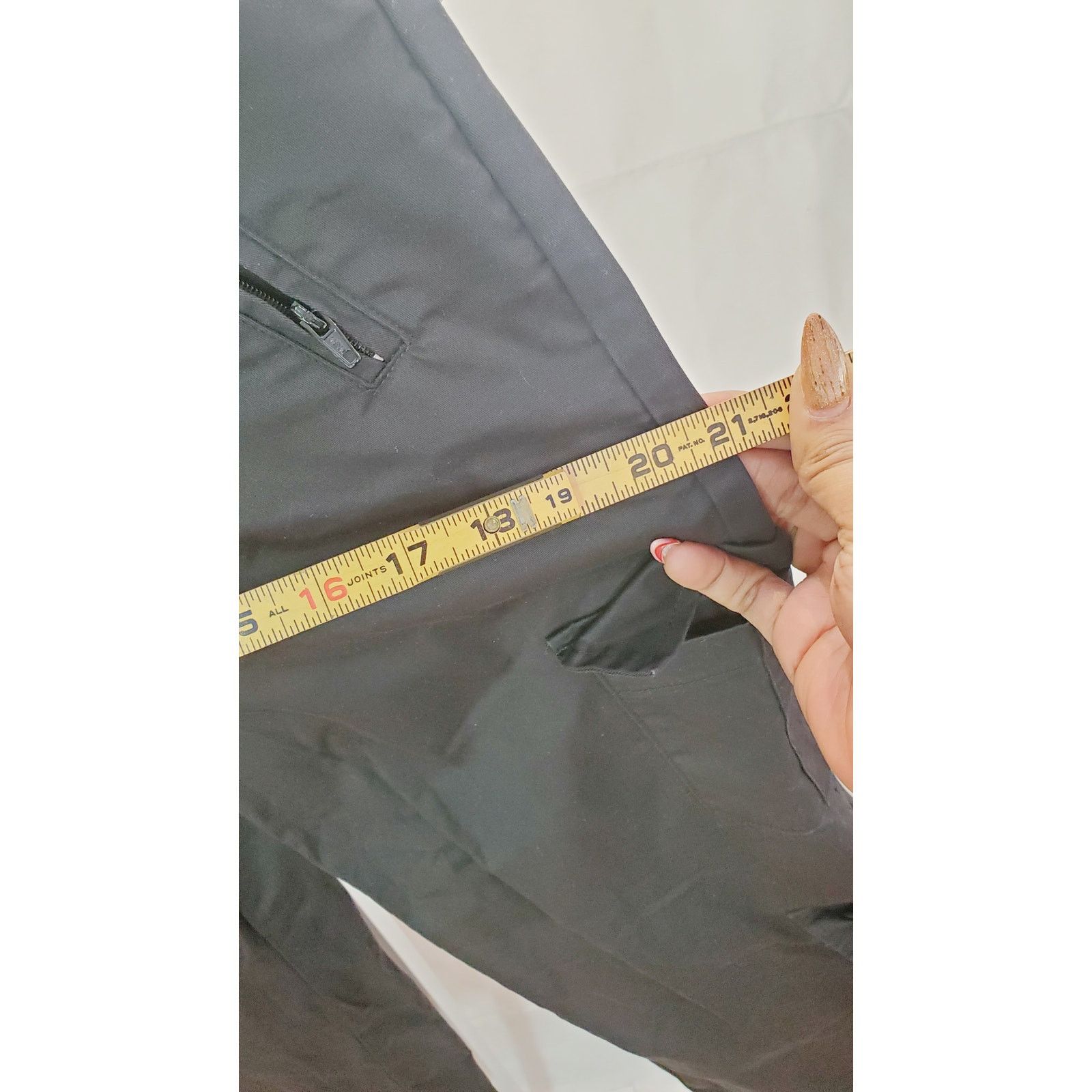 Other Edikted Black Cargo Utility Pants Zip Pockets Small Size 28" / US 6 / IT 42 - 9 Thumbnail