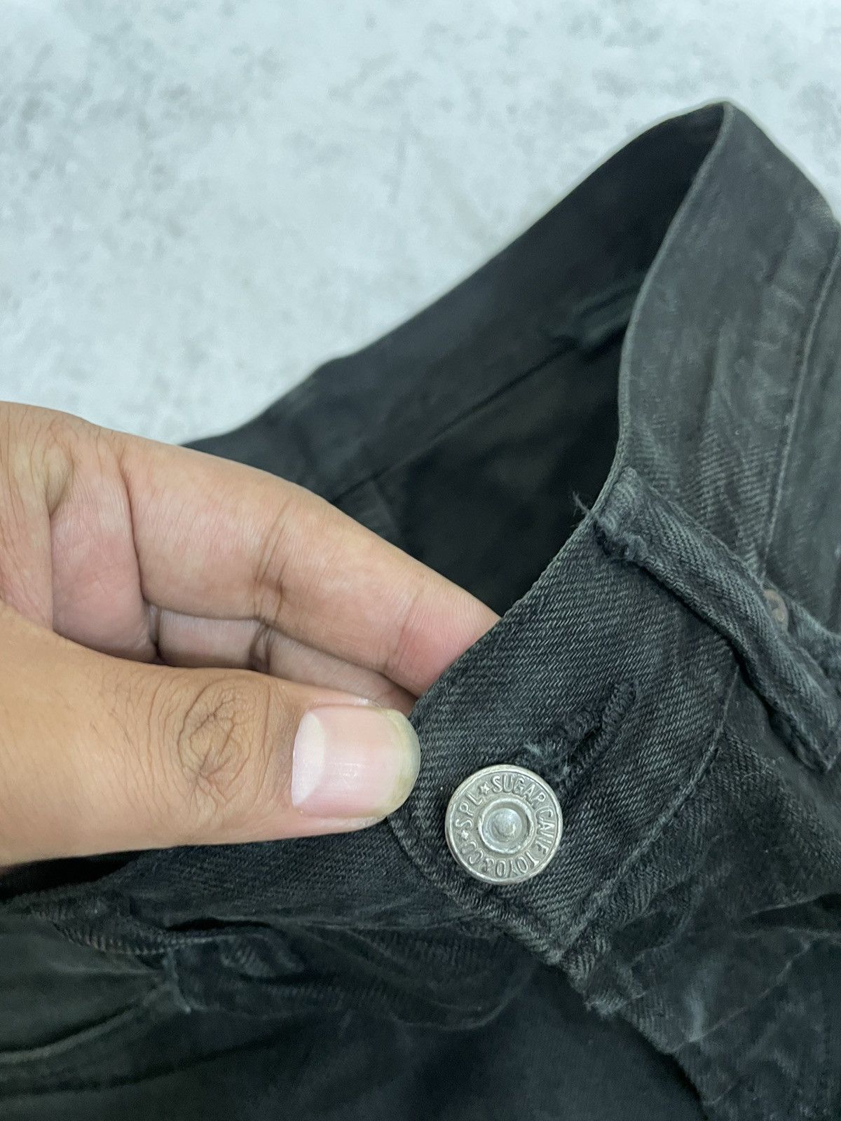 Buzz Rickson's 2000s- Sugar Cane Toyo Enterprise Black Denim Size US 30 / EU 46 - 4 Thumbnail