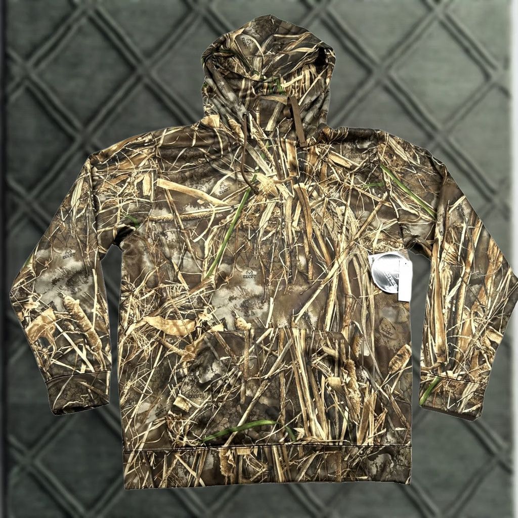 Realtree Realtree Hoodie Mens XL Camouflage Camo Max-7 Hunting Outdoors Performance Size US XL / EU 56 / 4 - 1 Thumbnail