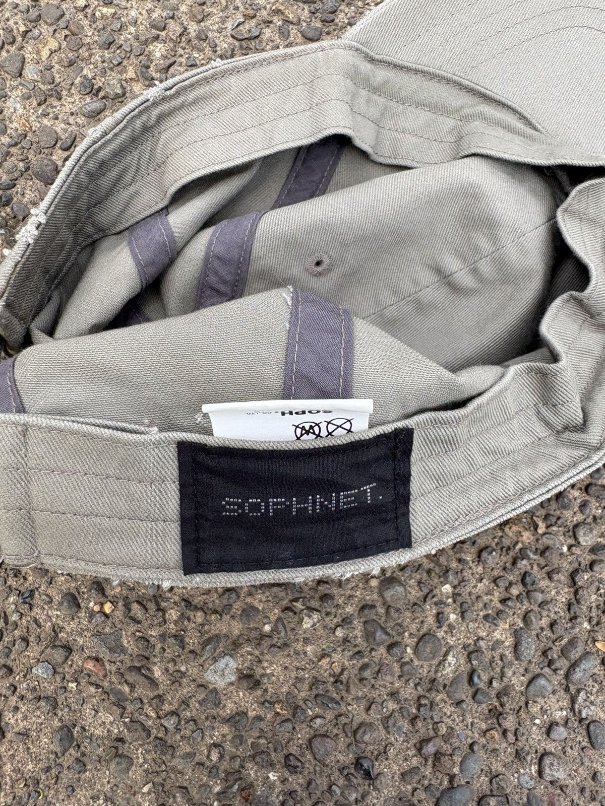 Sophnet. SOPHNET. Distressed Logo Cap Size ONE SIZE - 3 Thumbnail