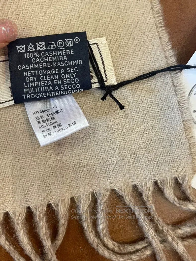 Hermes Hermes 100% cashmere scarf Size ONE SIZE - 5 Thumbnail