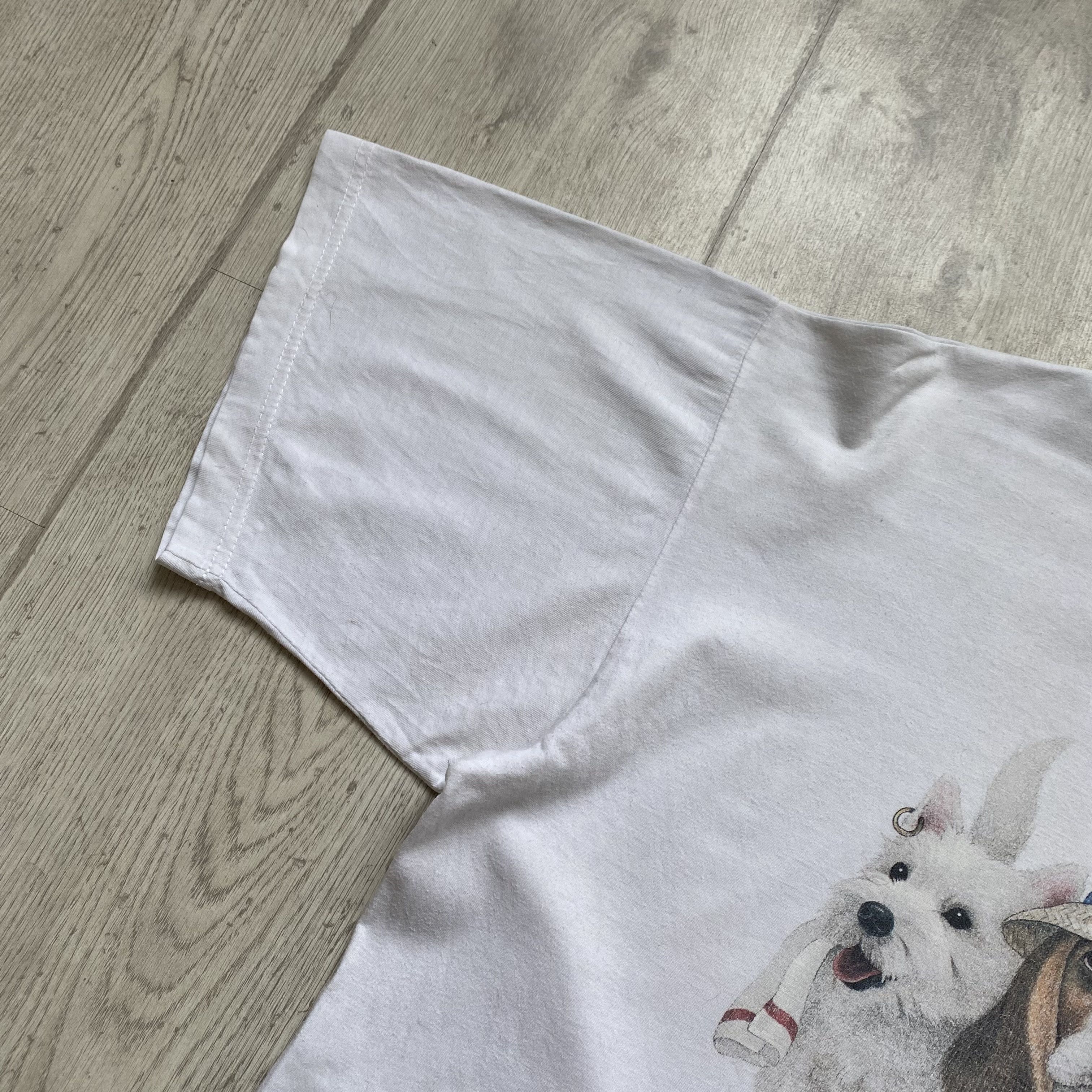 The Mountain RARE Vintage Bob Harrison 90's Graphic Dog T Shirt tee Size US L / EU 52-54 / 3 - 8 Thumbnail