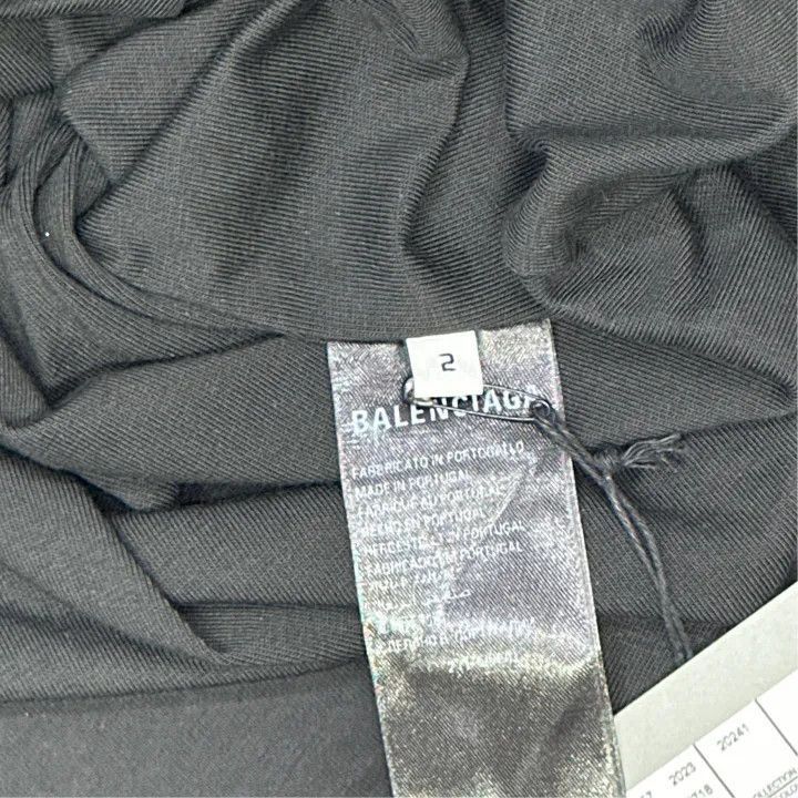 Balenciaga Balenciaga Balenciaga Logo Print Loose Fit TShirt -2507 Size US M / EU 48-50 / 2 - 2 Thumbnail