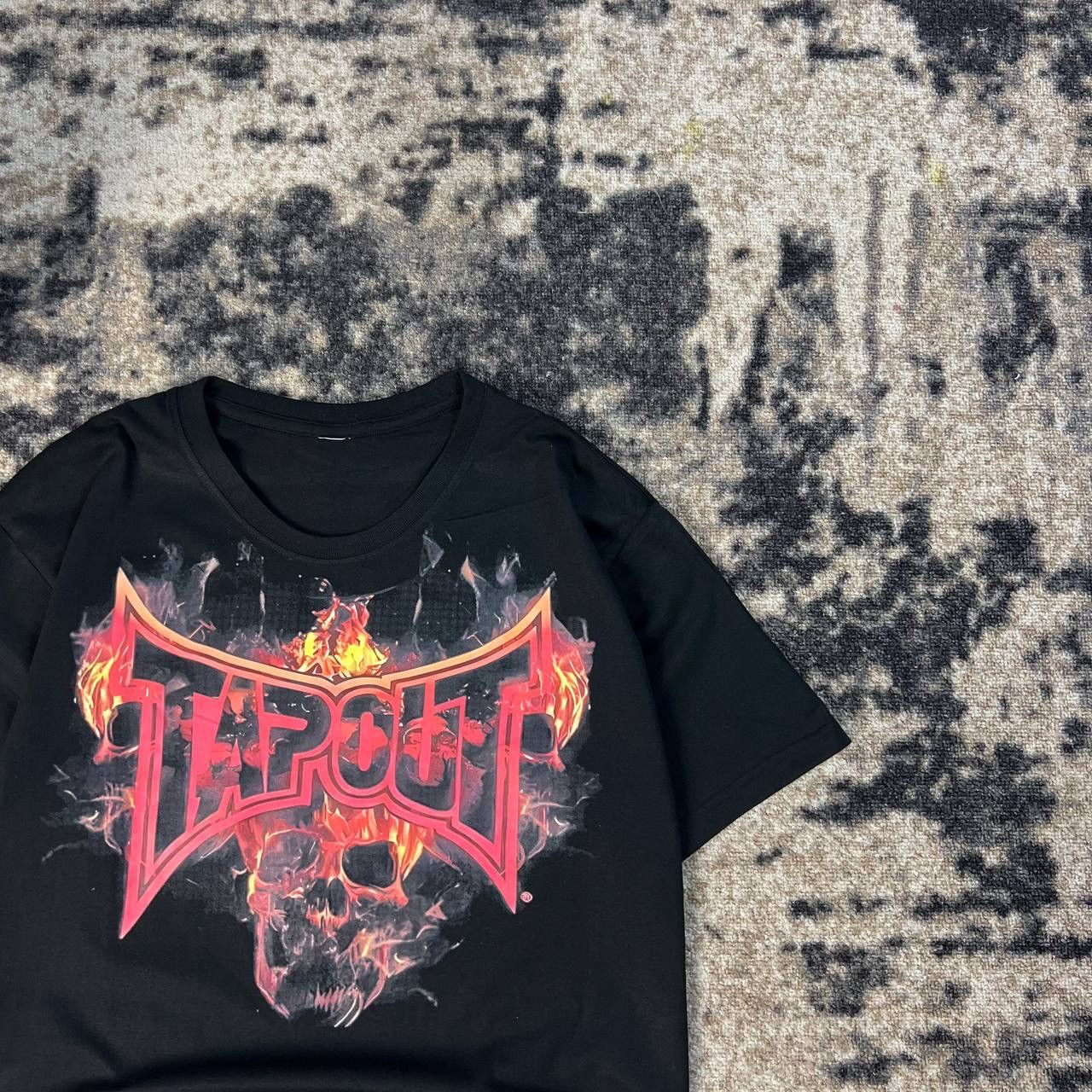 Tapout Tapout Big Flame Skull Logo Affliction Style T-Shirt Size US M / EU 48-50 / 2 - 2 Thumbnail