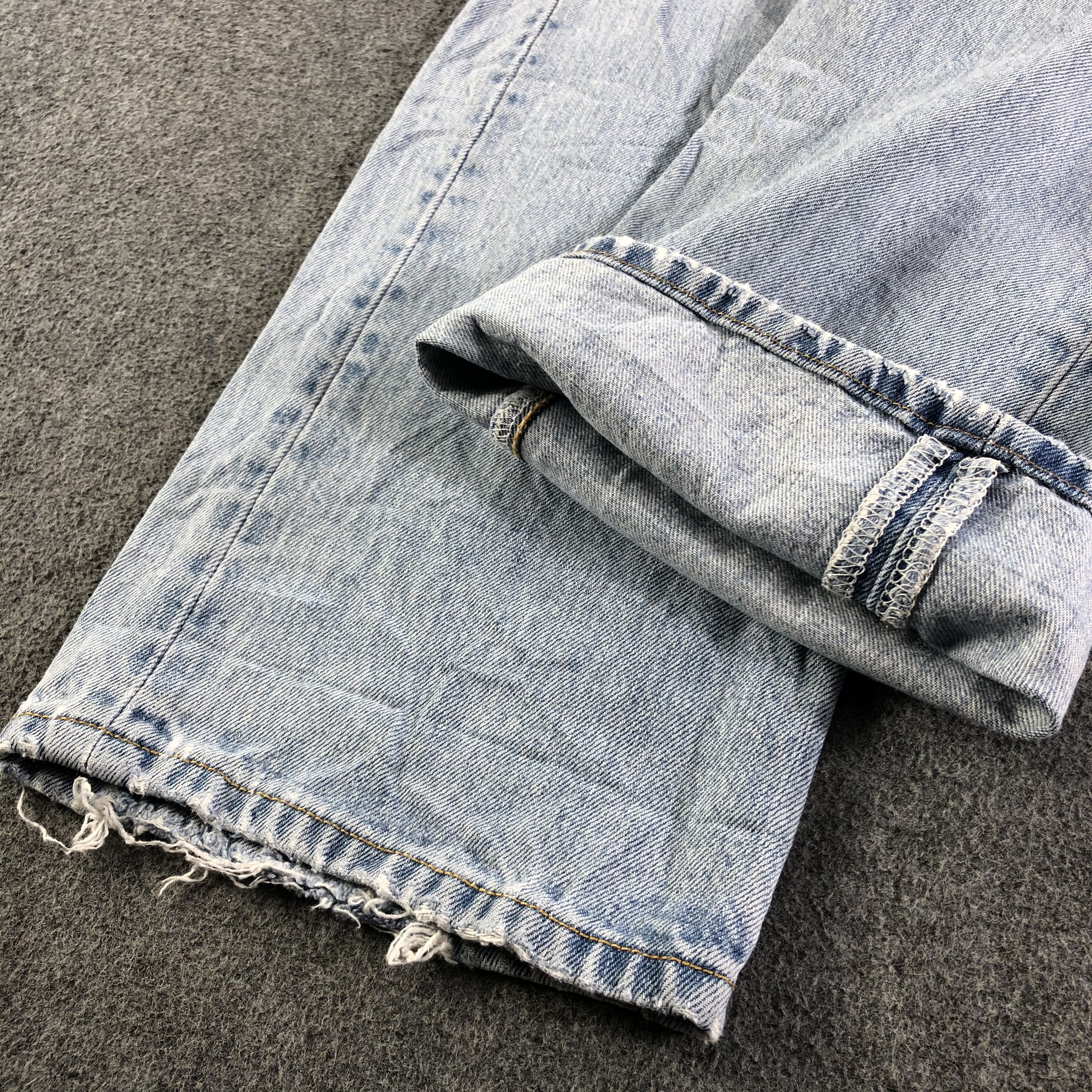 Levi's Vintage 90s Blue Wash Levis 501 Jeans-J3005 Size US 34 / EU 50 - 7 Thumbnail