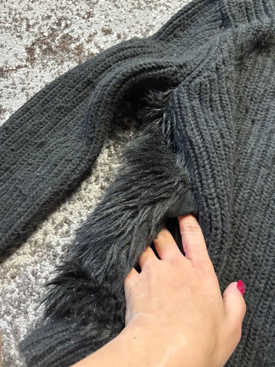 Japanese Brand × Vintage Vintage Y2K Top Avantgarde Fur Faux Style Opium Zip Hoodi Size US M / EU 48-50 / 2 - 2 Thumbnail