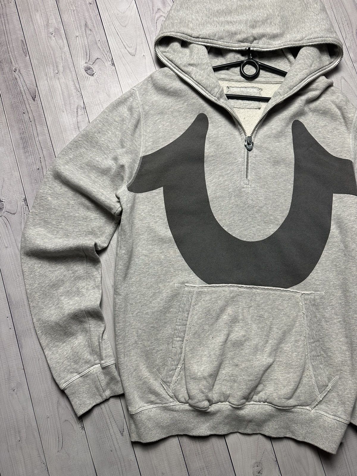 True Religion × Vintage Vintage True Religion zip hoodie big logo rare size L Size US L / EU 52-54 / 3 - 3 Thumbnail