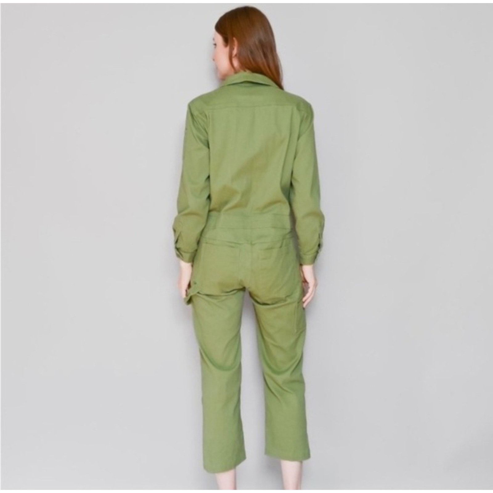 Wildfang Wildfang The Essential Brushed Coverall Cotton Stitches L Size 27" / US 4 / IT 40 - 5 Thumbnail