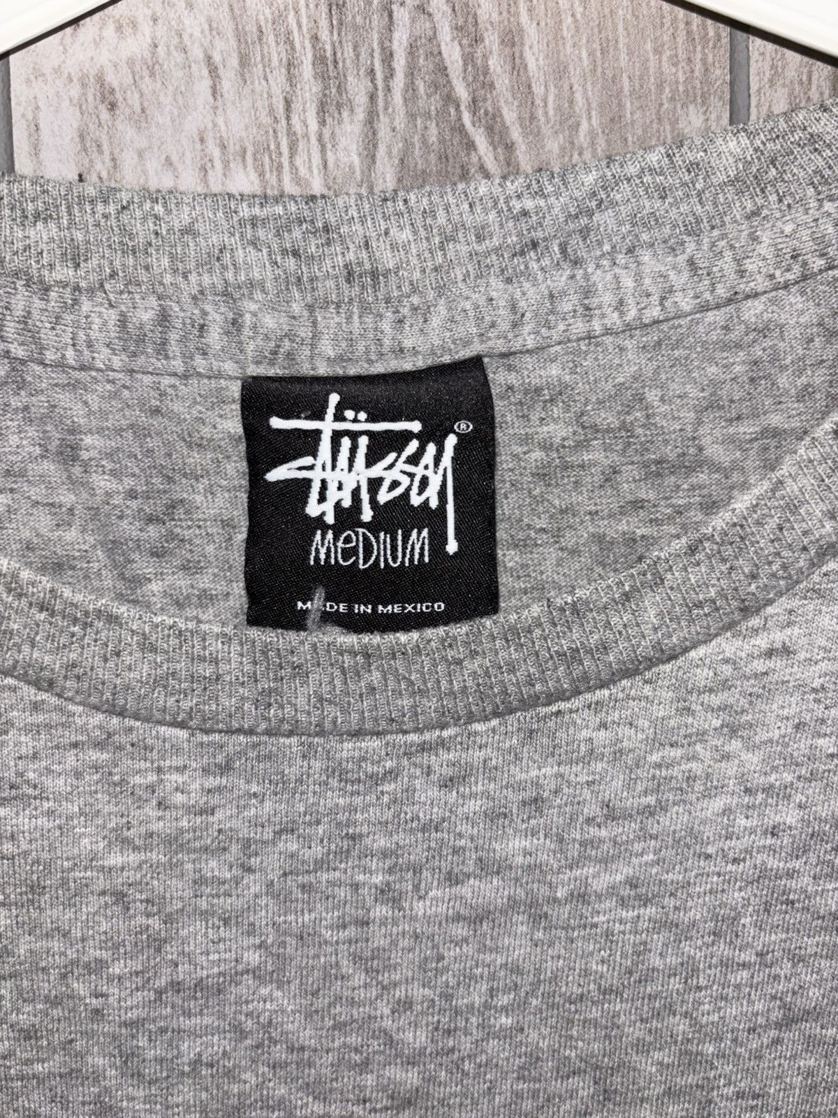 Stussy Heather Grey Stüssy Elephant Link Tee Size US M / EU 48-50 / 2 - 4 Thumbnail