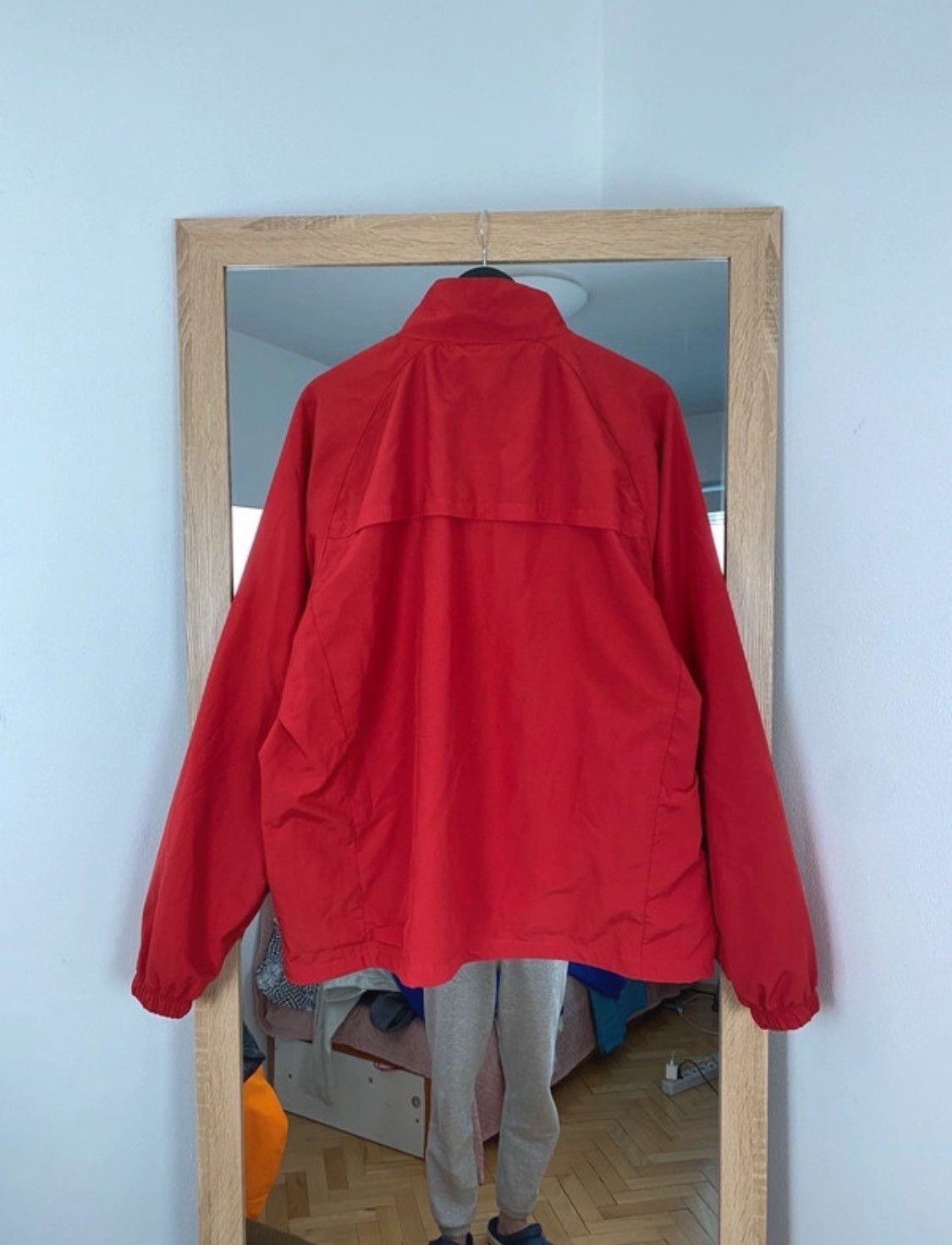 Nike × Vintage Nylon vintage red light Nike wind jacket Size US XL / EU 56 / 4 - 5 Thumbnail