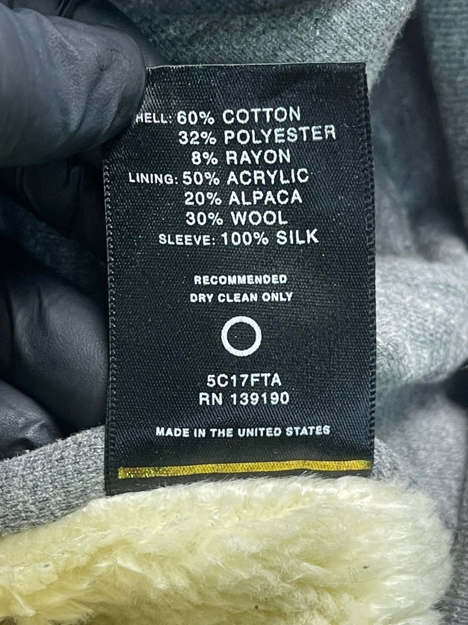 Fear of God Fear of God Mainline Alpaca Wool Lined Zip Hoodie Jacket Size US S / EU 44-46 / 1 - 7 Thumbnail