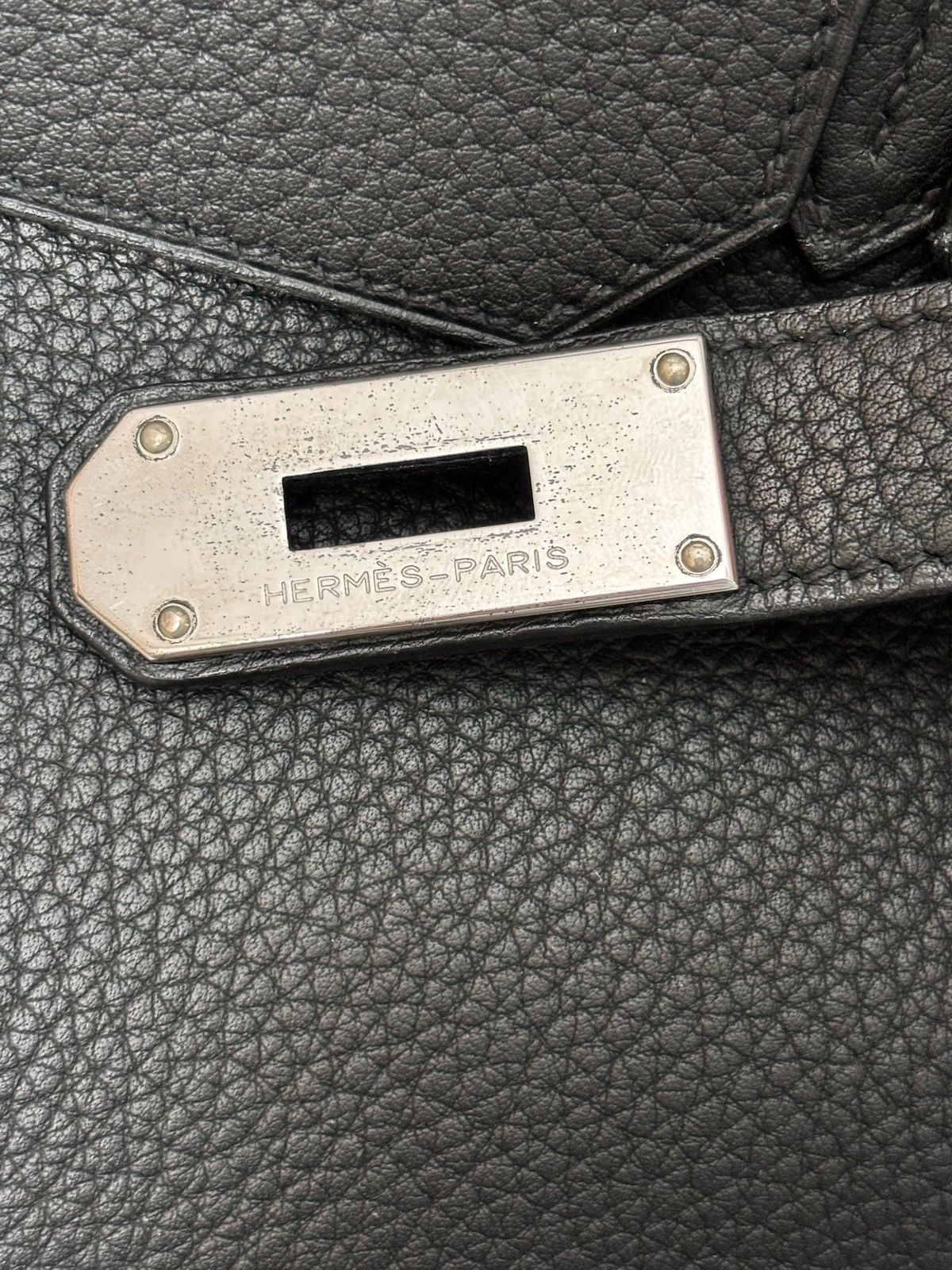 Hermes Hermes RARE HAC 40 Black Palladium Hardware Travel Bag Size ONE SIZE - 11 Thumbnail