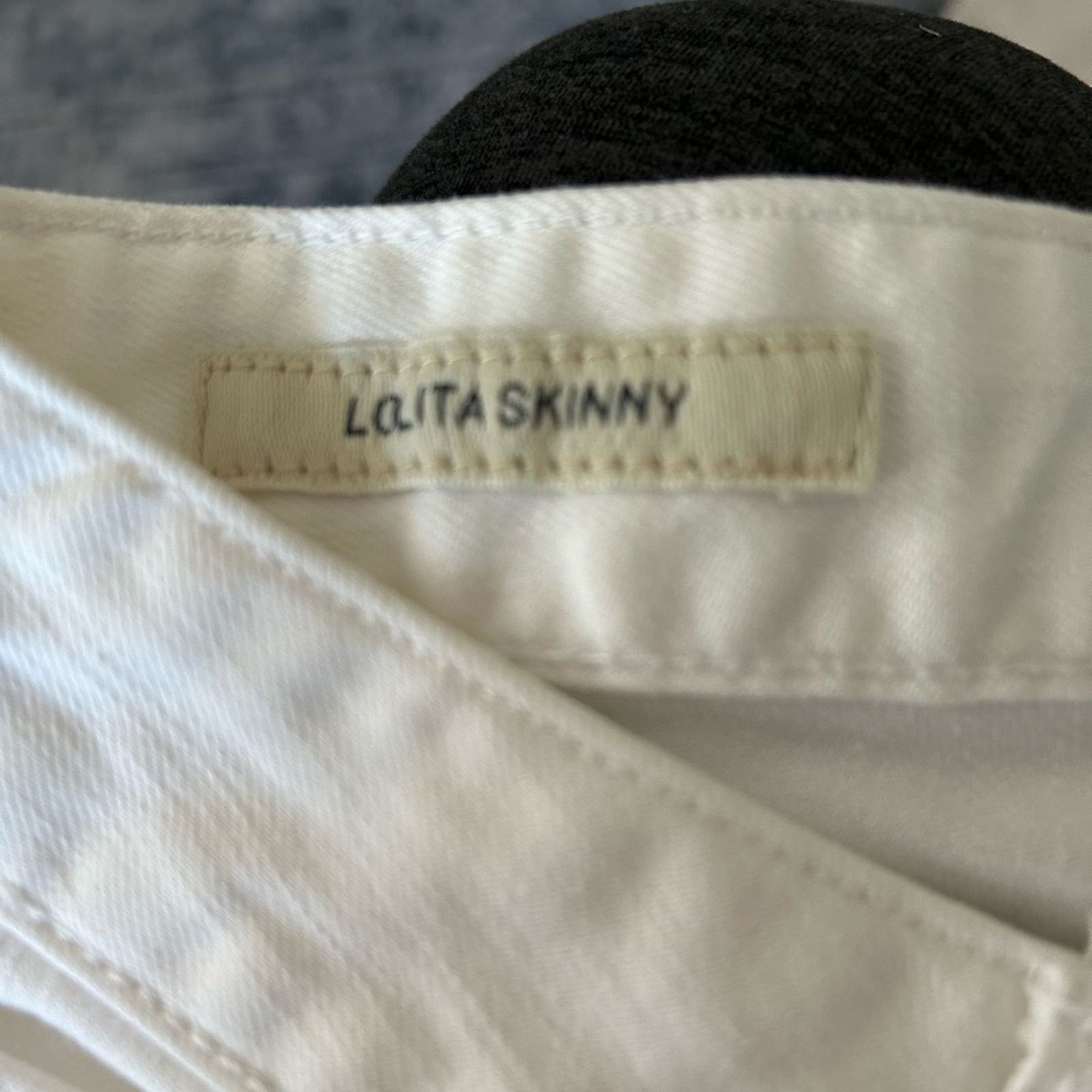 Lucky Brand Lucky Jeans Women’s 2/26 White Lolita Skinny Mid Rise Denim Size 26" / US 2 / IT 38 - 4 Thumbnail