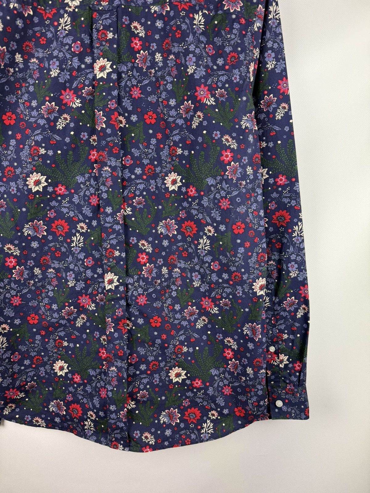 Pretty Green Pretty Green Floral Pattern Long Sleeve Button Up Shirt Size US S / EU 44-46 / 1 - 21 Thumbnail
