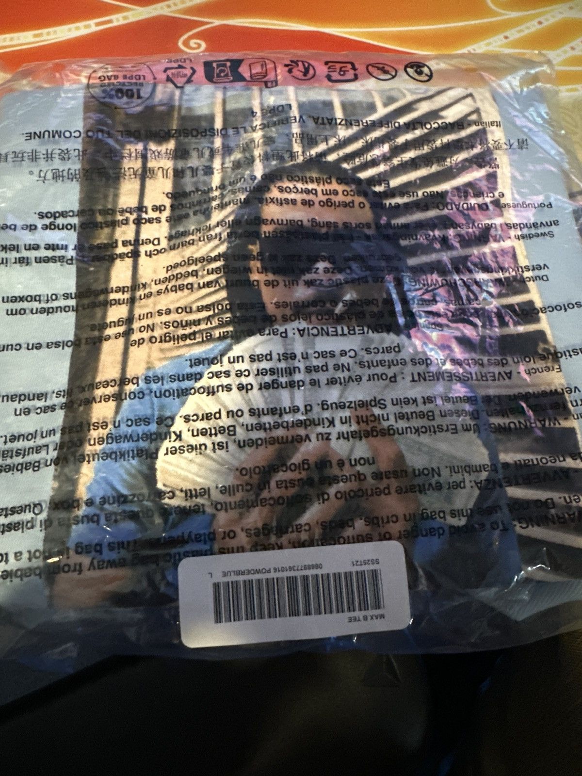 Supreme SUPREME MAX B TEE SIZE L POWDER BLUE Size US L / EU 52-54 / 3 - 1 Thumbnail