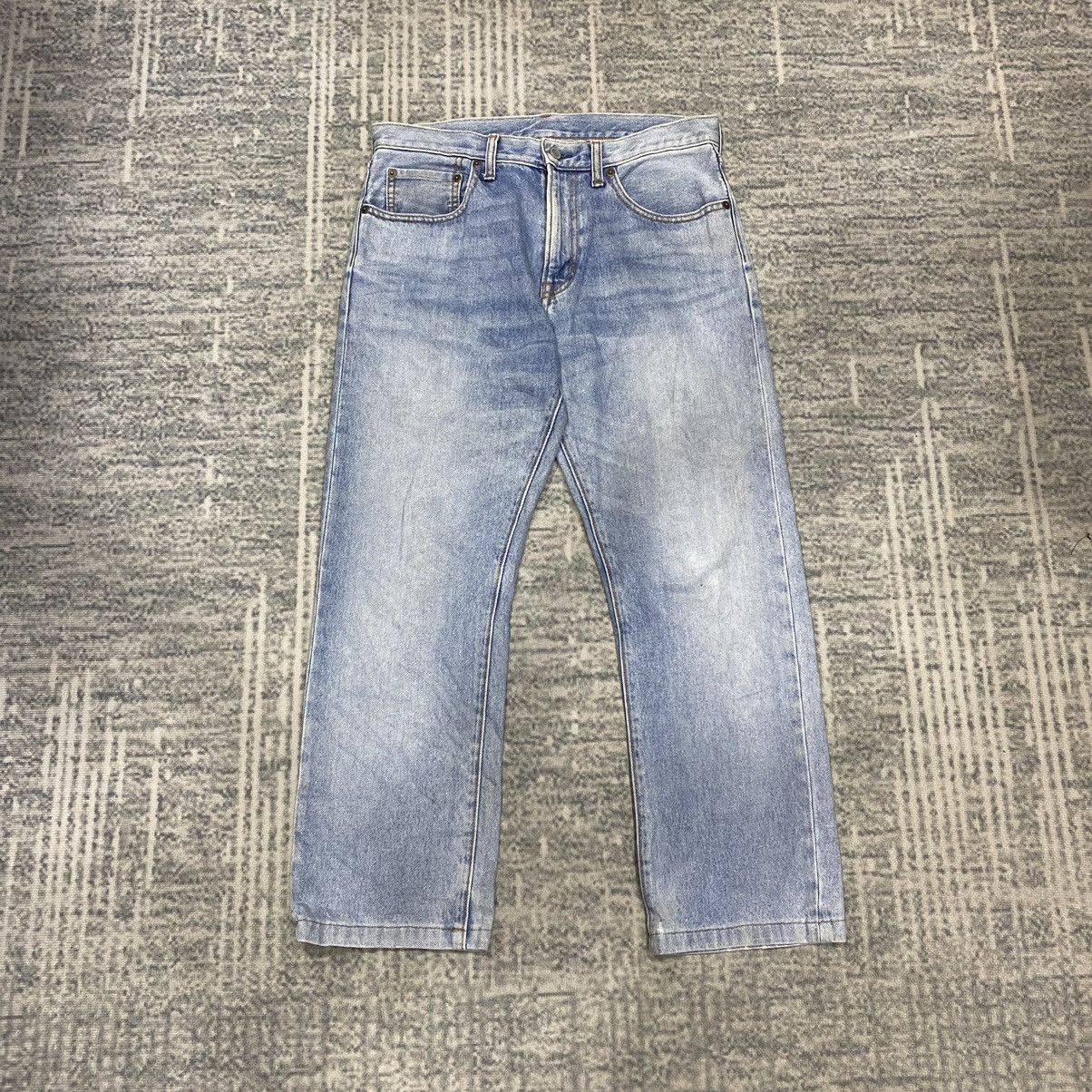 Hysteric Glamour × Japanese Brand × Le Grande Bleu (L.G.B.) Sick☠️ GU Japan Washed Jeans Vintage Size US 32 / EU 48 - 2 Thumbnail