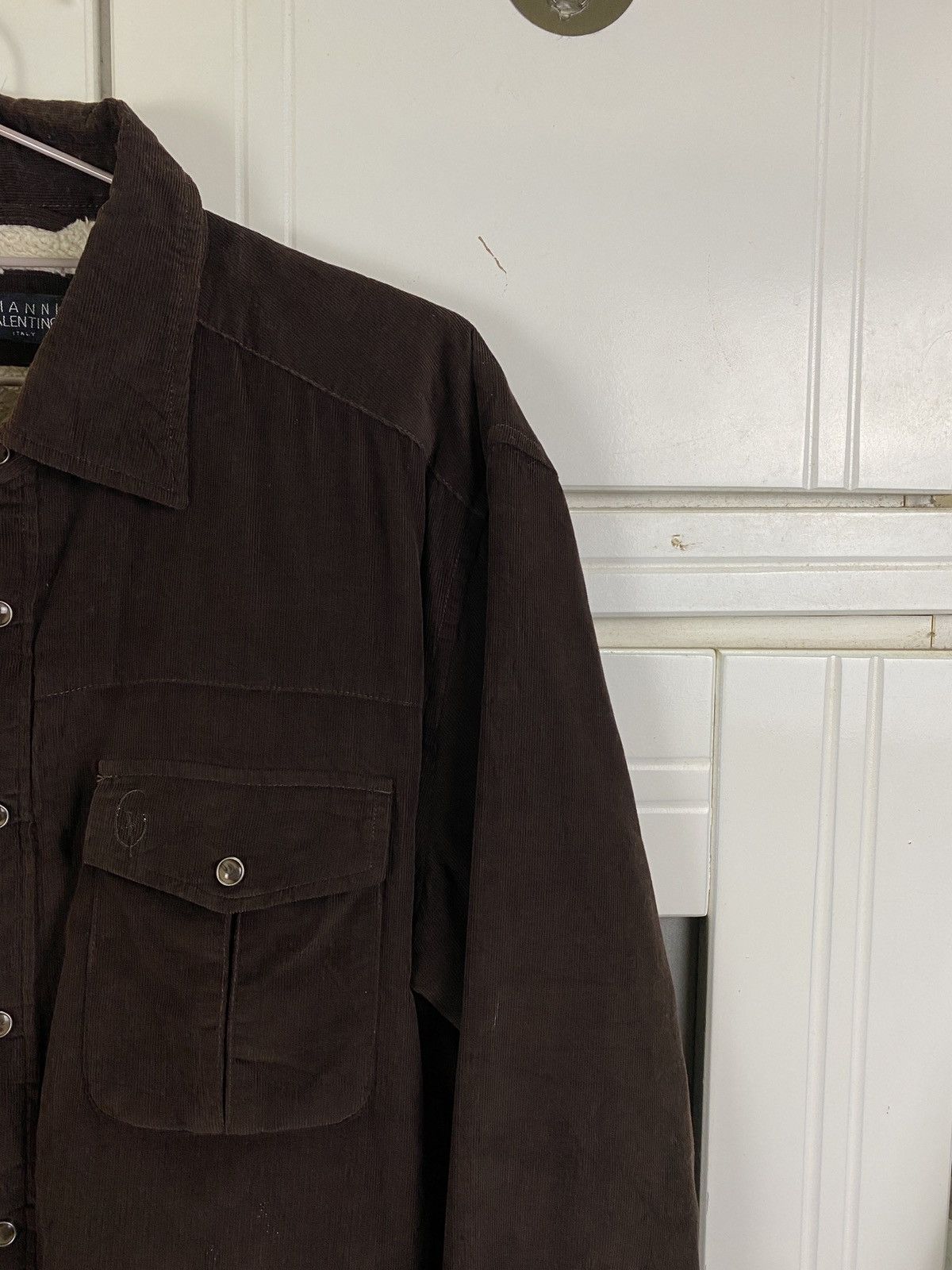 Vintage Vintage Gianni Valentino Corduroy Jacket Size US M / EU 48-50 / 2 - 7 Thumbnail