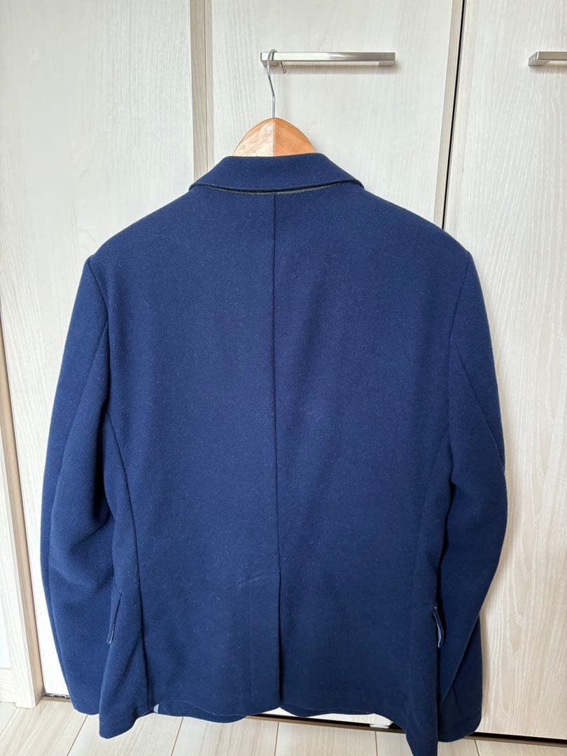 Taylor Stitch Telegraph Jacket in Navy Boiled Wool Size 38R - 2 Thumbnail